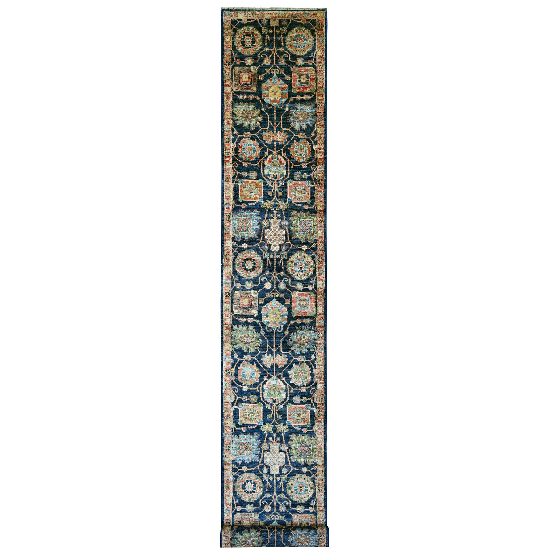 Tribal-Geometric-Hand-Knotted-Rug-105925