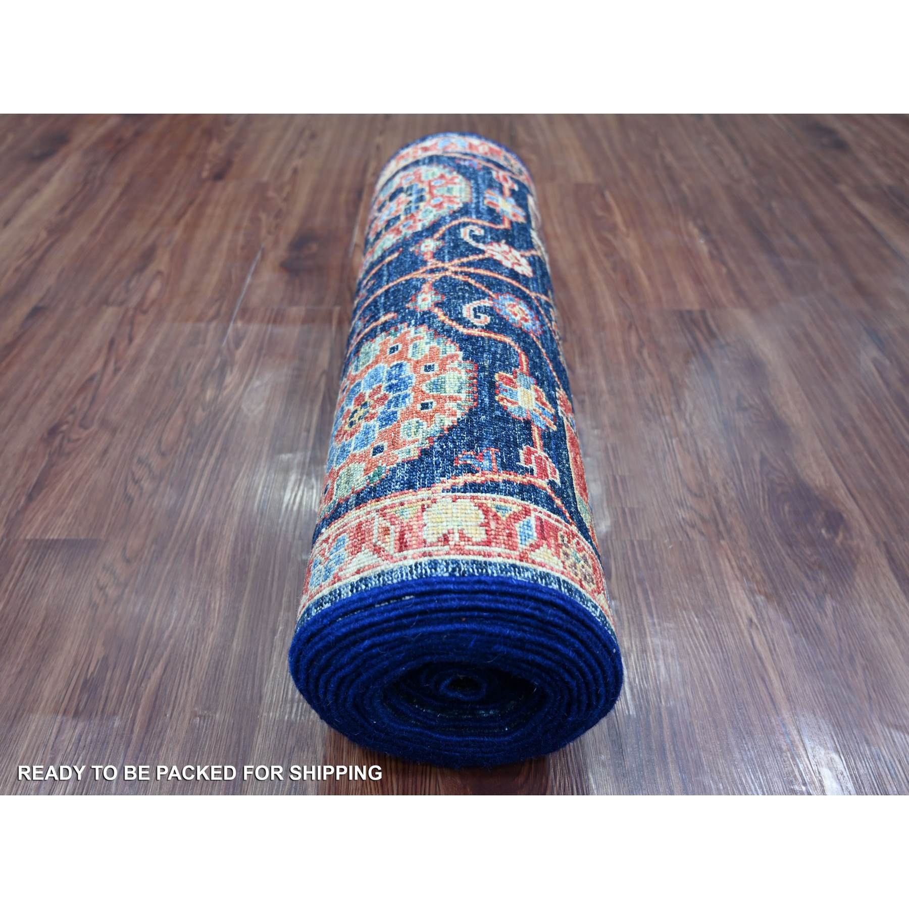 Tribal-Geometric-Hand-Knotted-Rug-105925