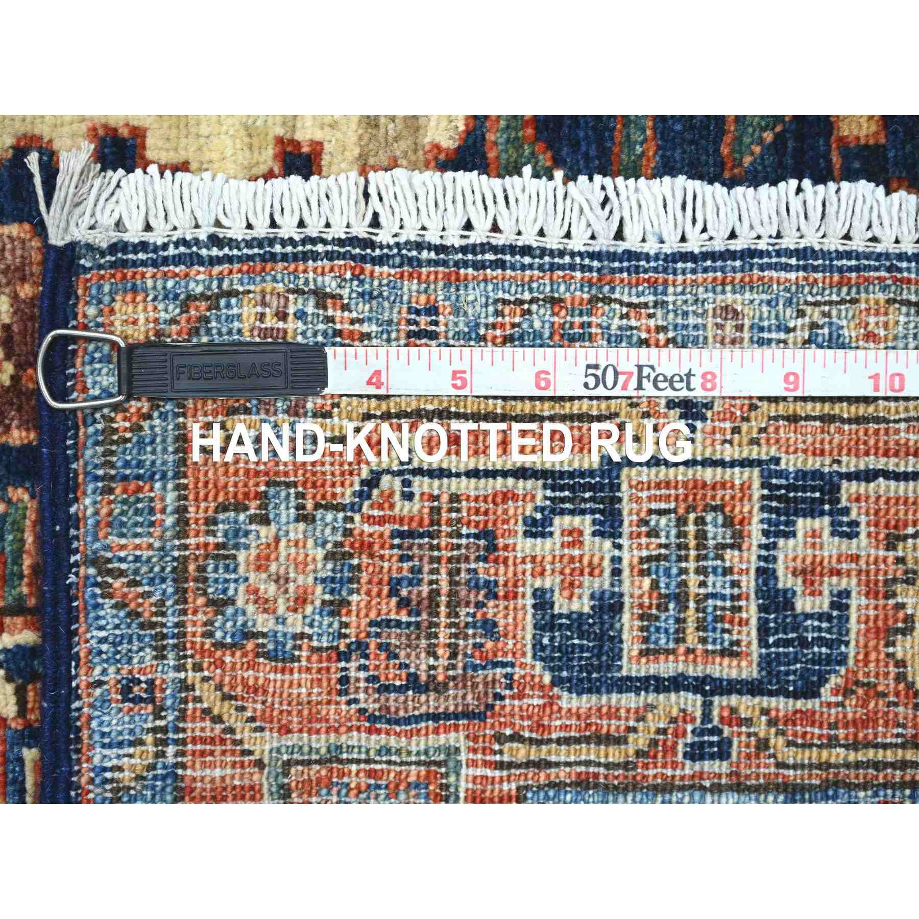 Tribal-Geometric-Hand-Knotted-Rug-105940