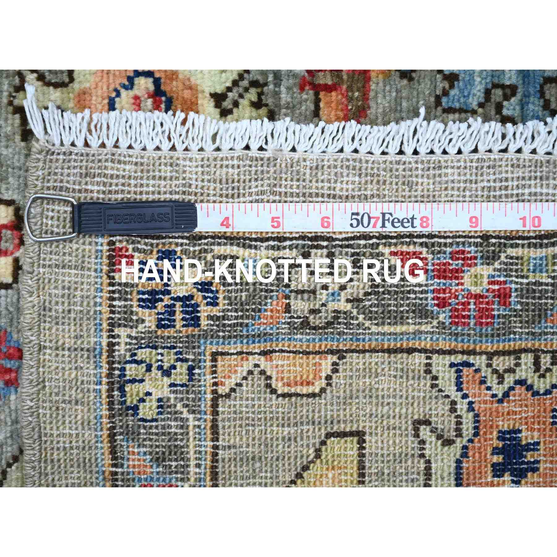 Tribal-Geometric-Hand-Knotted-Rug-105945