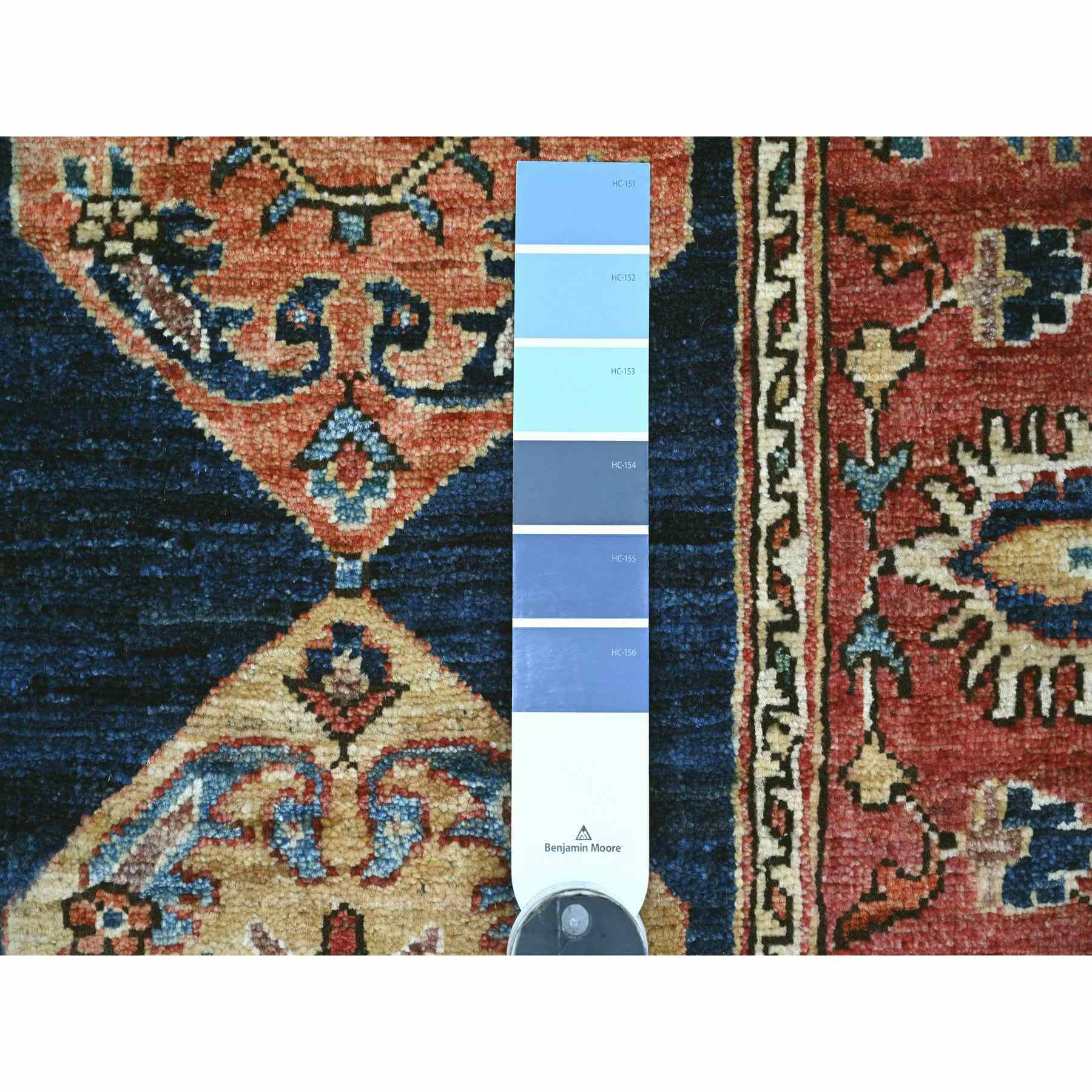 Tribal-Geometric-Hand-Knotted-Rug-105950