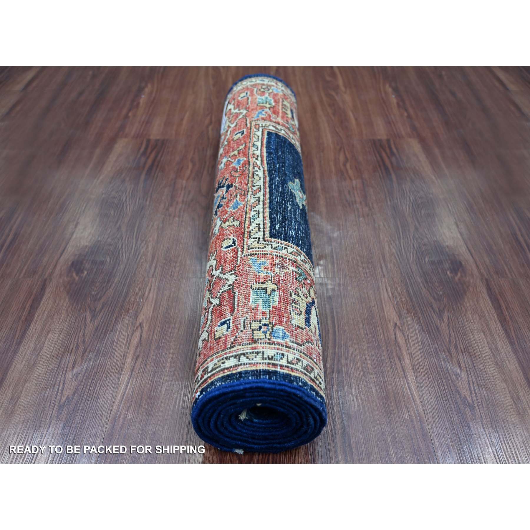 Tribal-Geometric-Hand-Knotted-Rug-105950