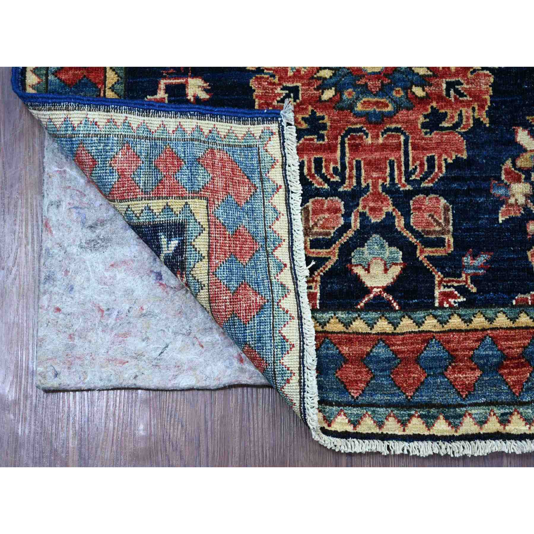 Tribal-Geometric-Hand-Knotted-Rug-106040