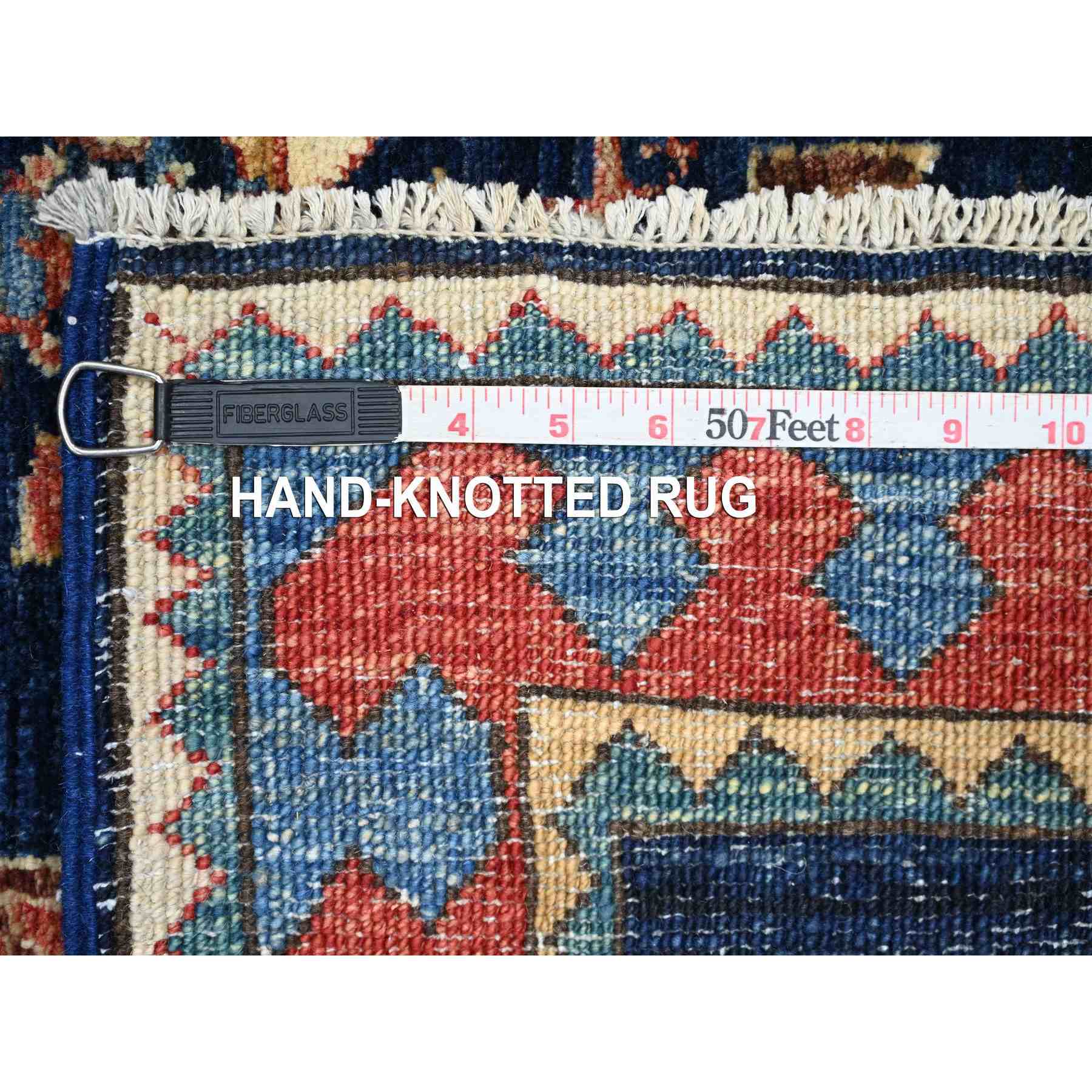 Tribal-Geometric-Hand-Knotted-Rug-106040