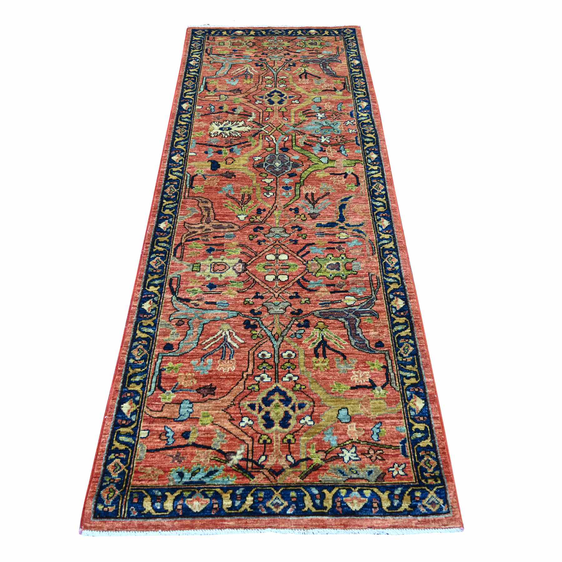 Tribal-Geometric-Hand-Knotted-Rug-106045