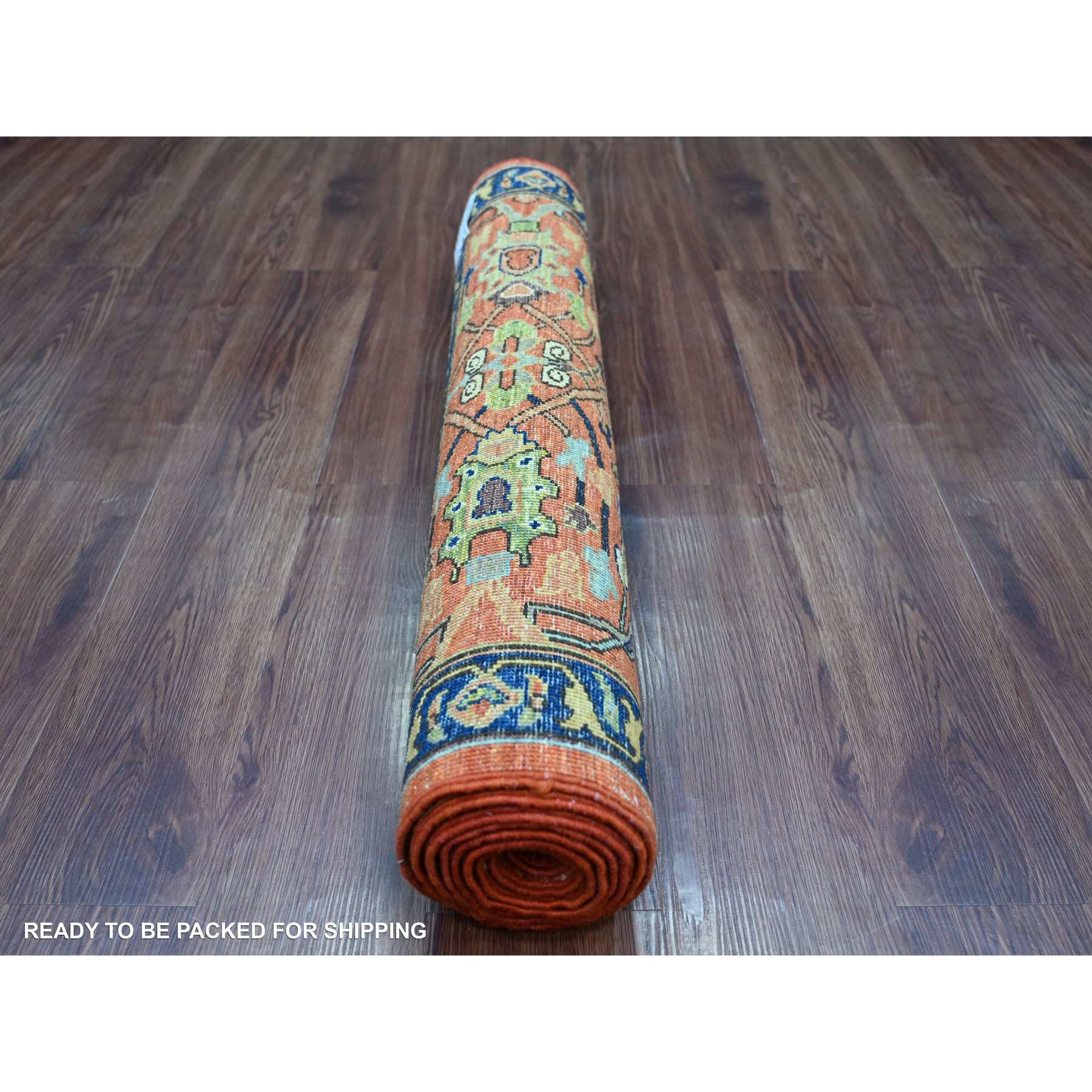 Tribal-Geometric-Hand-Knotted-Rug-106045