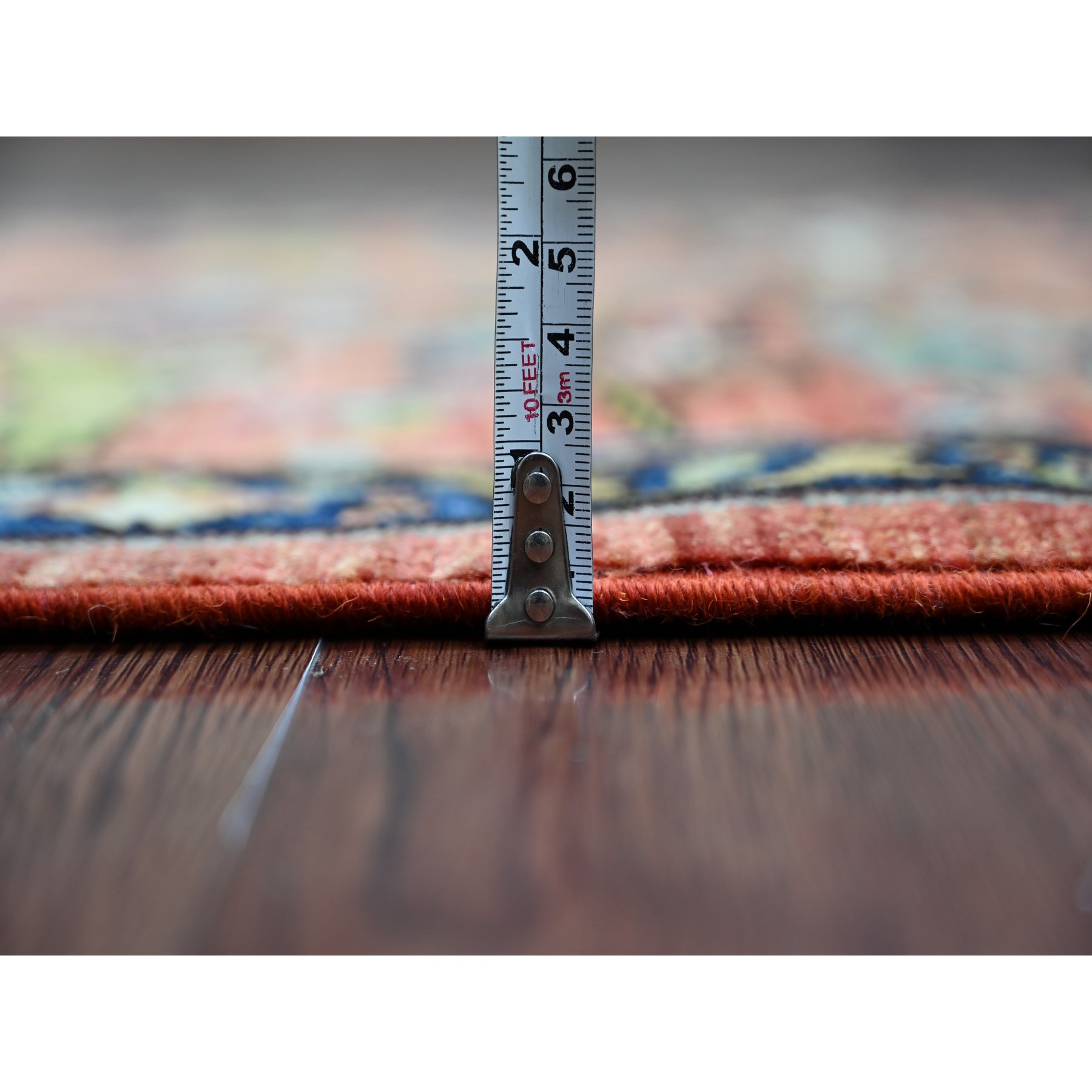 Tribal-Geometric-Hand-Knotted-Rug-106045