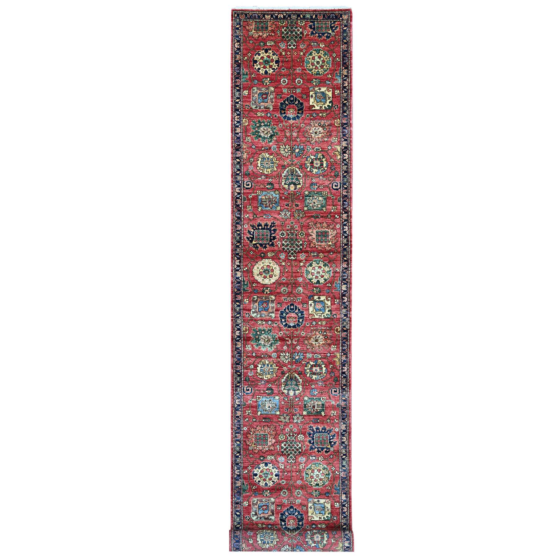 Tribal-Geometric-Hand-Knotted-Rug-106060