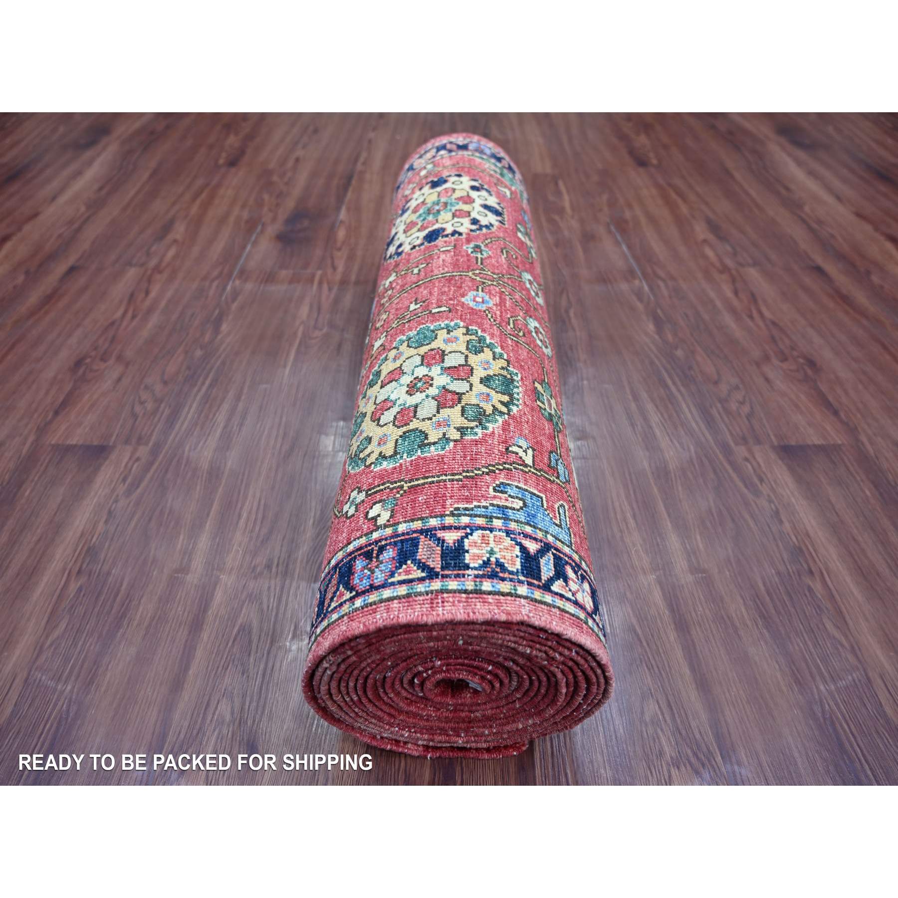 Tribal-Geometric-Hand-Knotted-Rug-106060