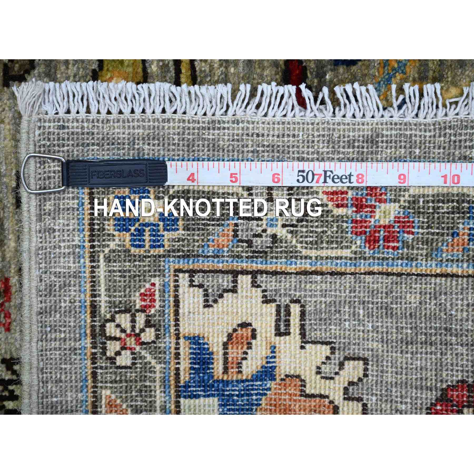 Tribal-Geometric-Hand-Knotted-Rug-106075
