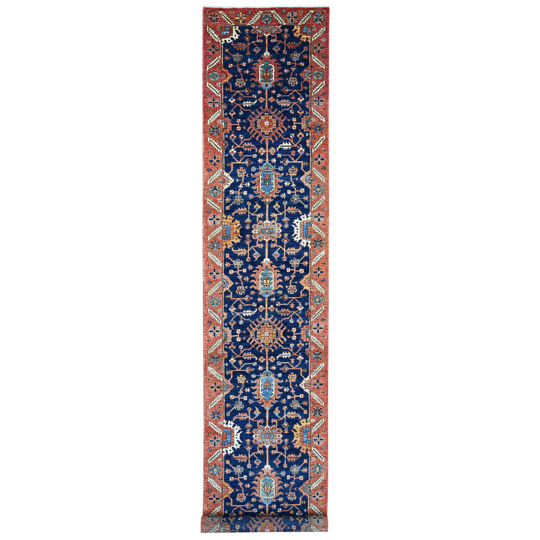 Tribal-Geometric-Hand-Knotted-Rug-106080