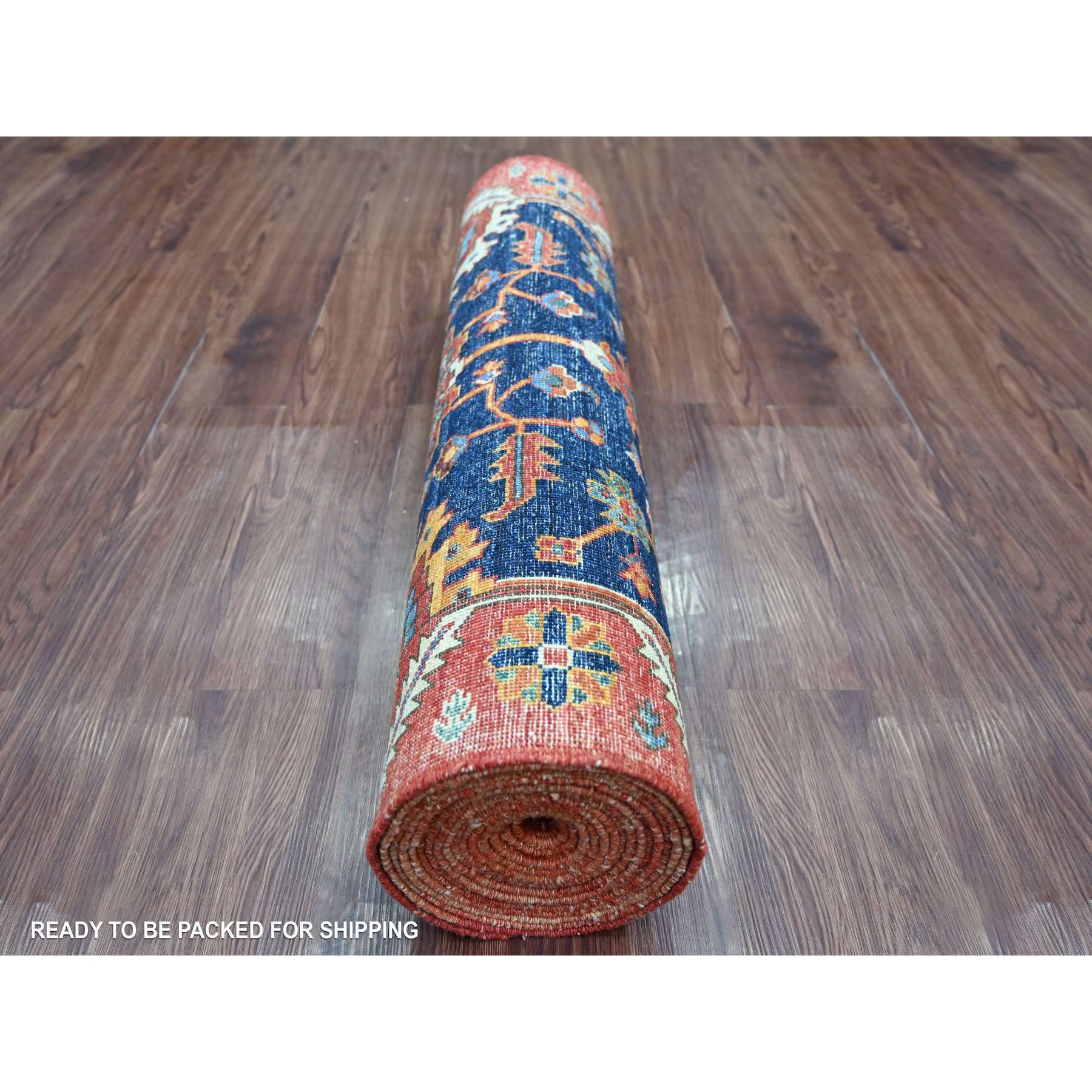 Tribal-Geometric-Hand-Knotted-Rug-106080