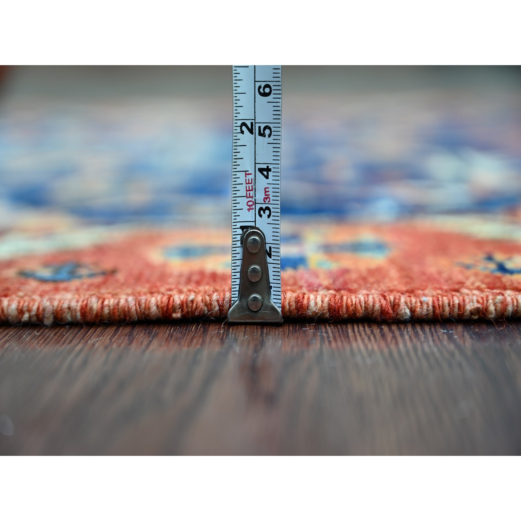 Tribal-Geometric-Hand-Knotted-Rug-106080