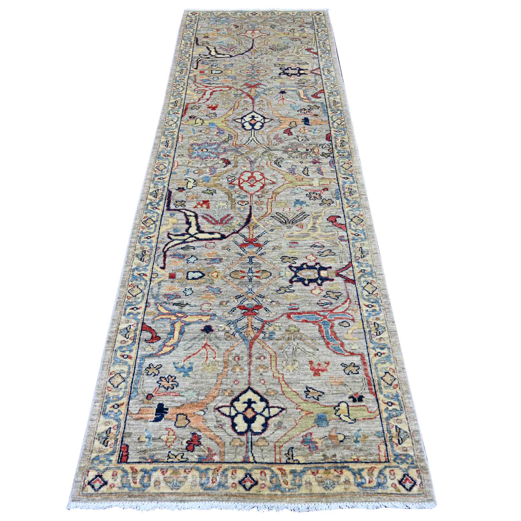 Tribal-Geometric-Hand-Knotted-Rug-106090