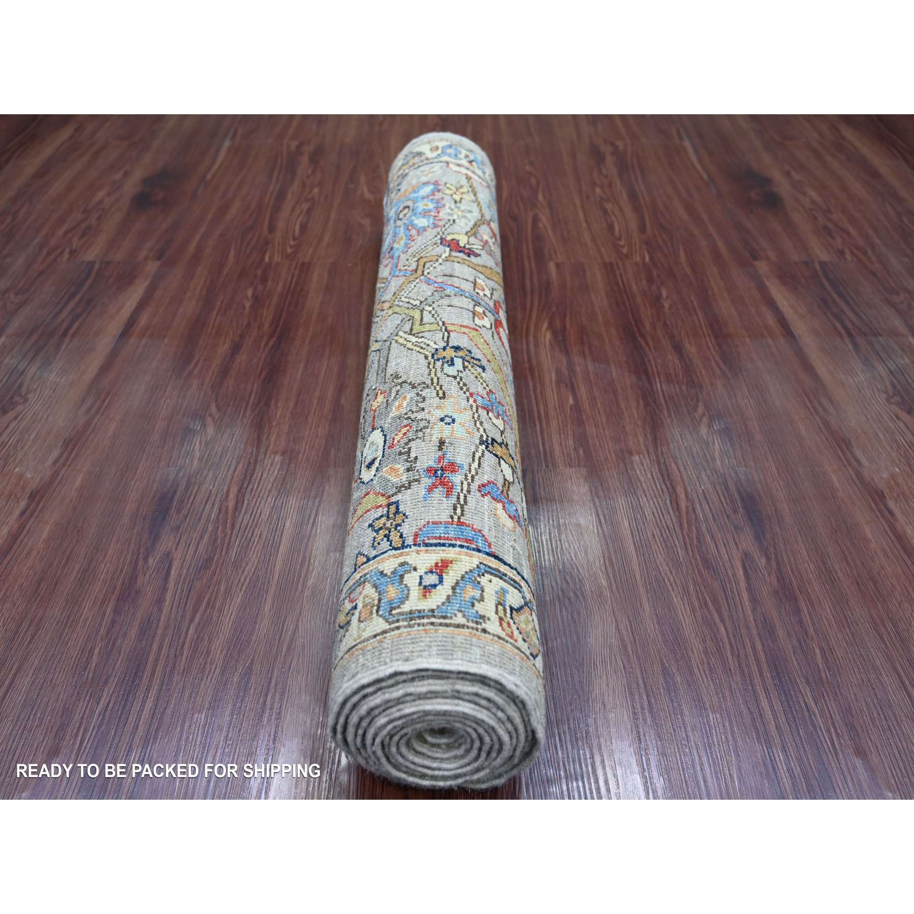 Tribal-Geometric-Hand-Knotted-Rug-106090
