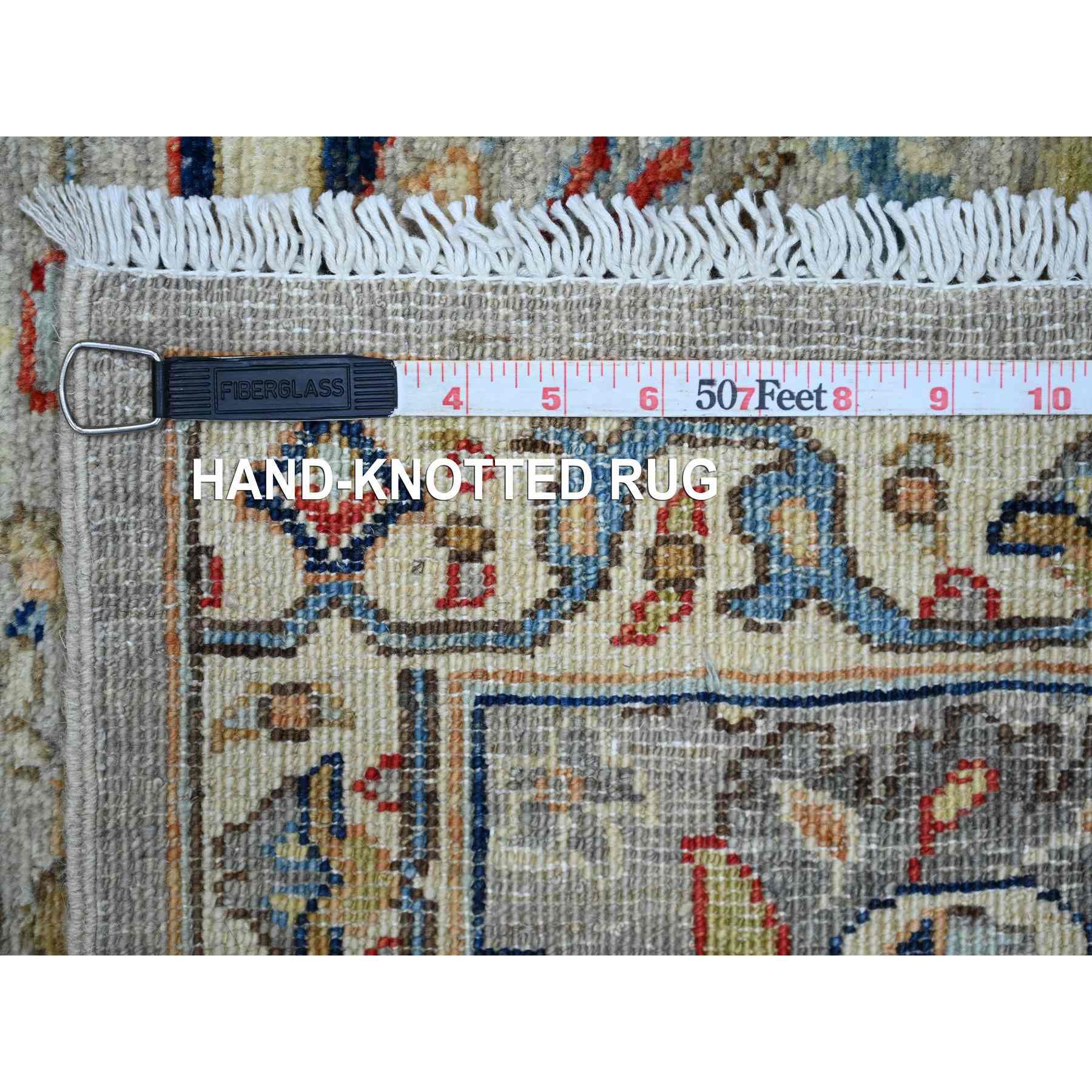 Tribal-Geometric-Hand-Knotted-Rug-106090
