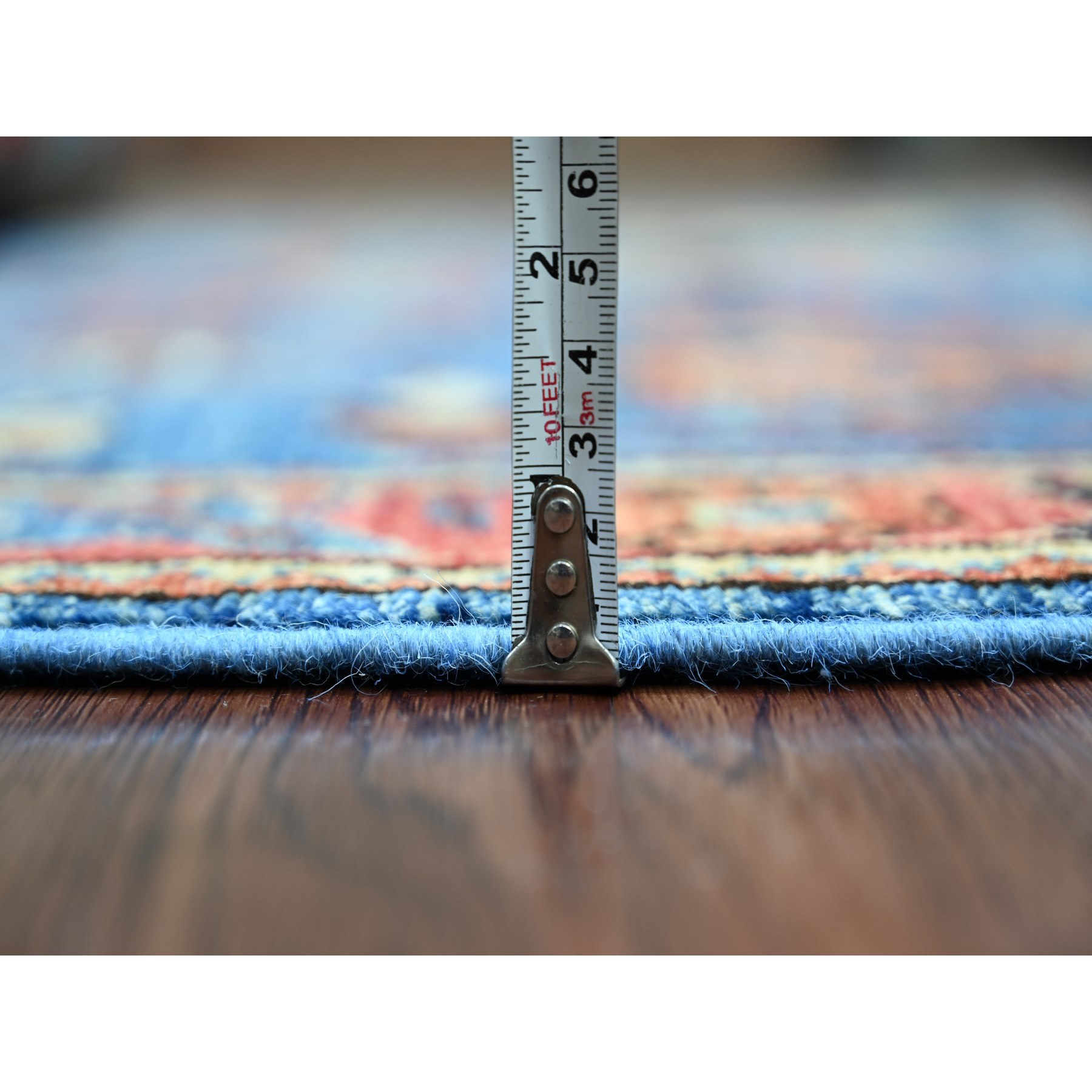 Tribal-Geometric-Hand-Knotted-Rug-106150