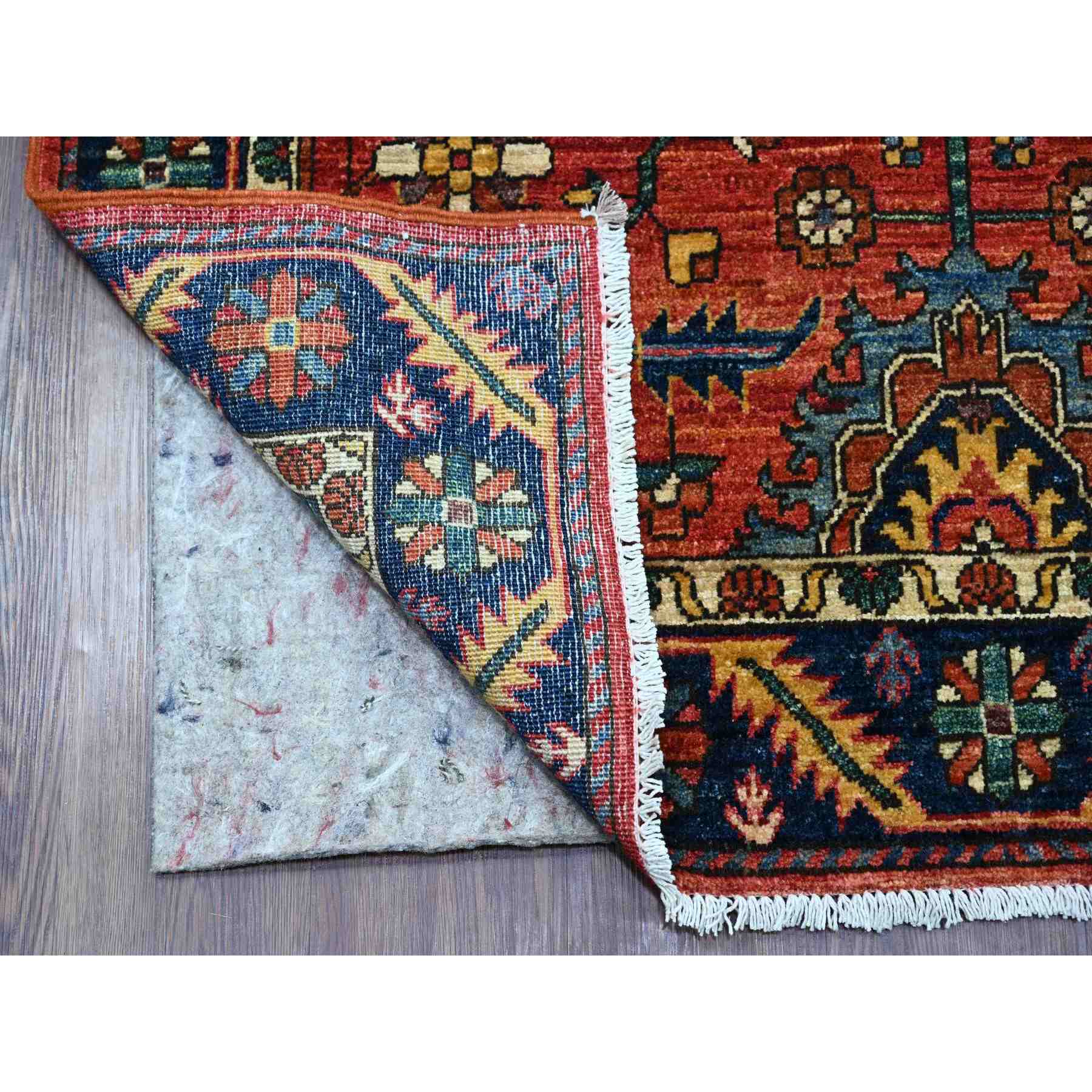 Tribal-Geometric-Hand-Knotted-Rug-106155