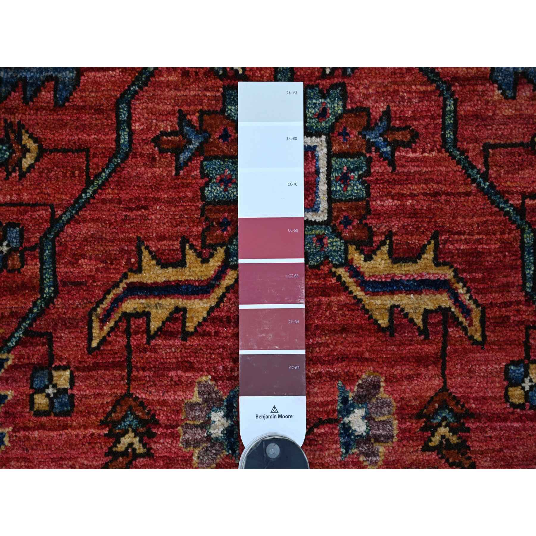 Tribal-Geometric-Hand-Knotted-Rug-106155