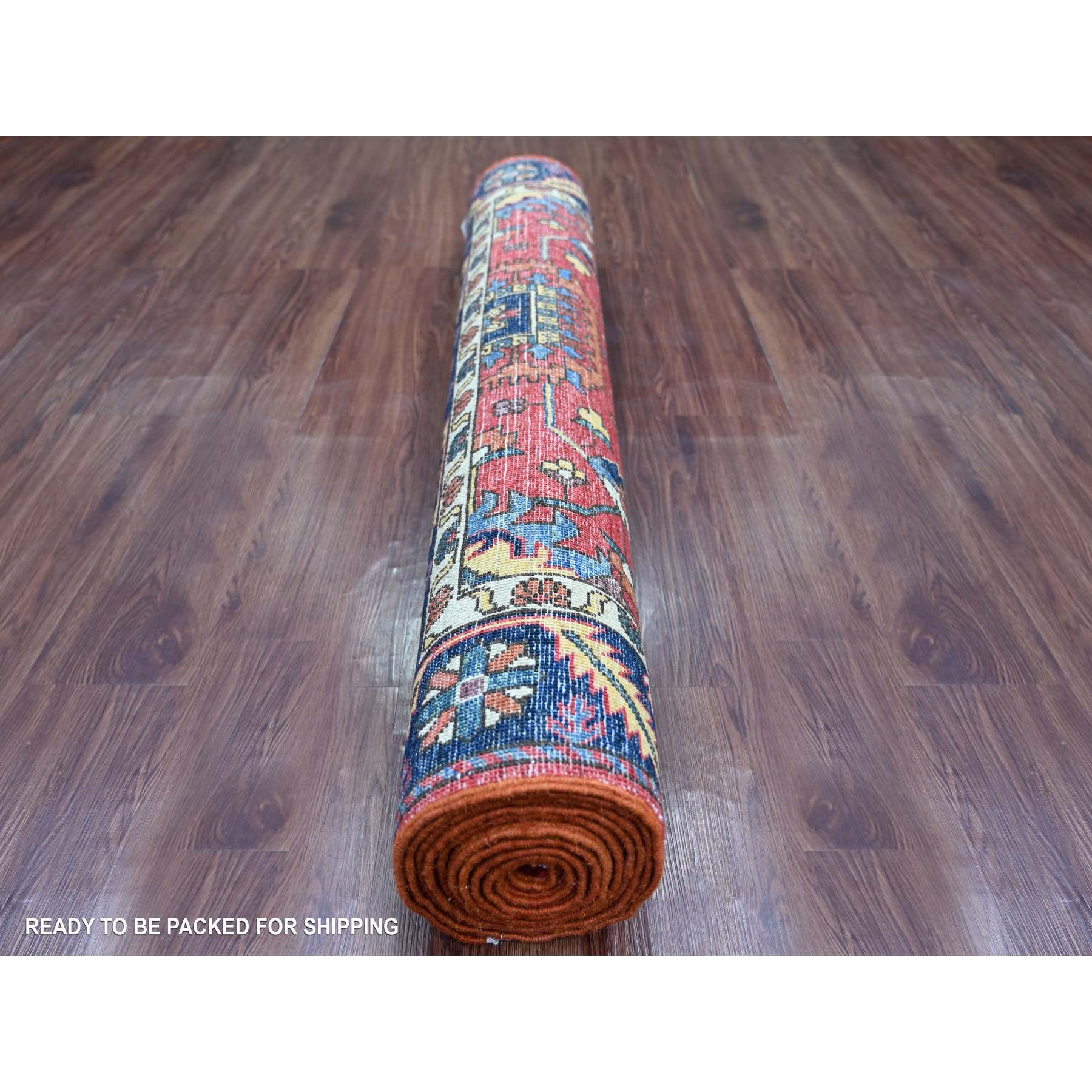 Tribal-Geometric-Hand-Knotted-Rug-106155