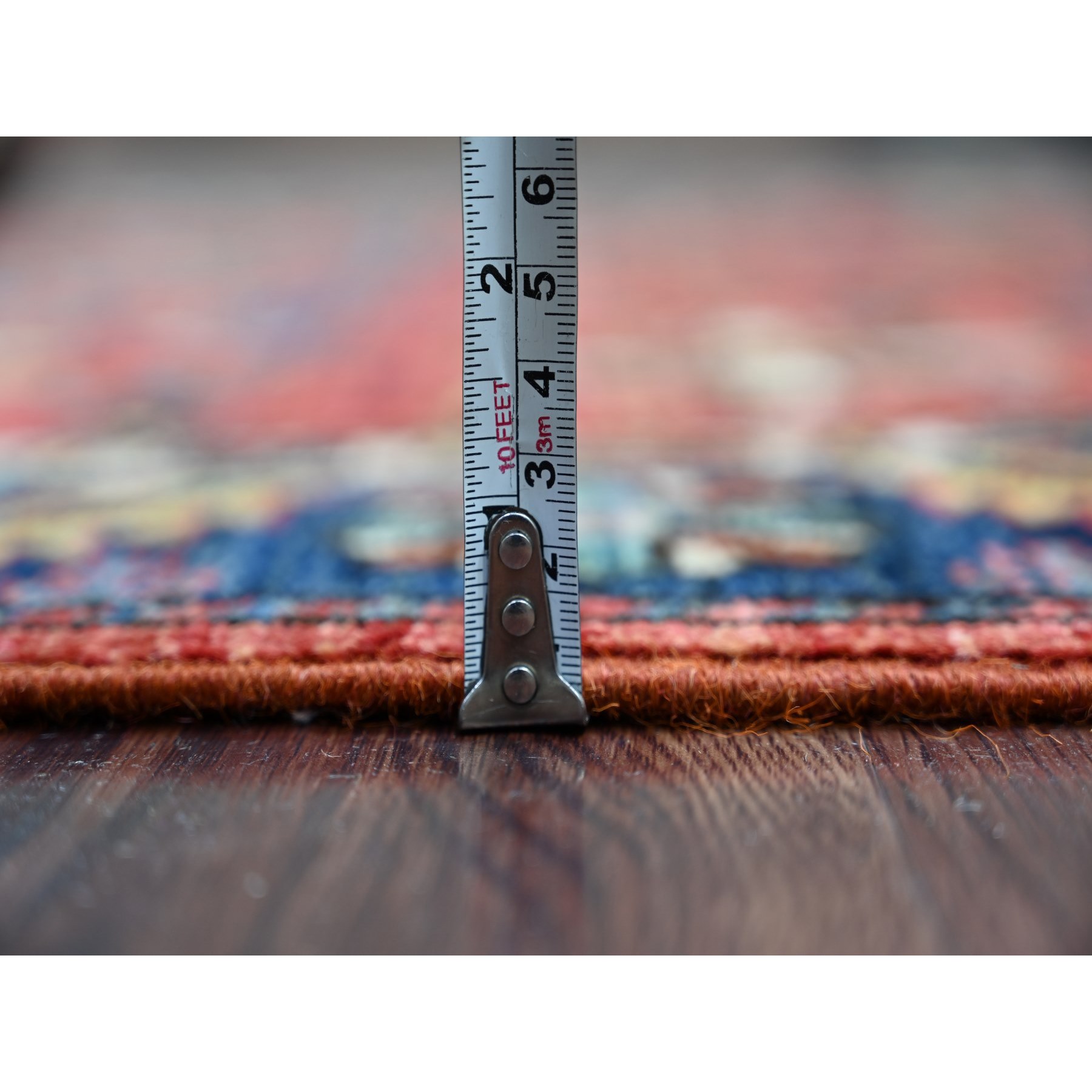 Tribal-Geometric-Hand-Knotted-Rug-106155