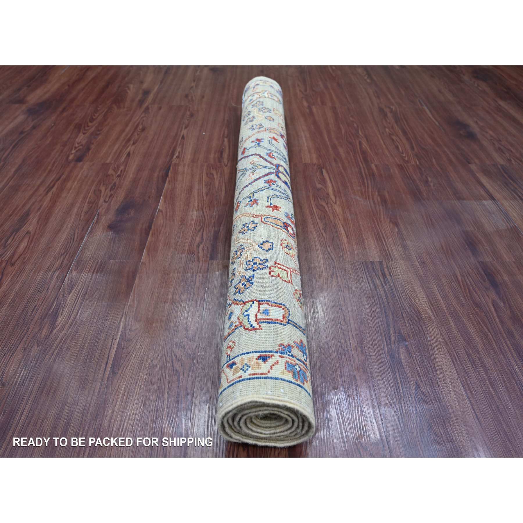 Tribal-Geometric-Hand-Knotted-Rug-106160