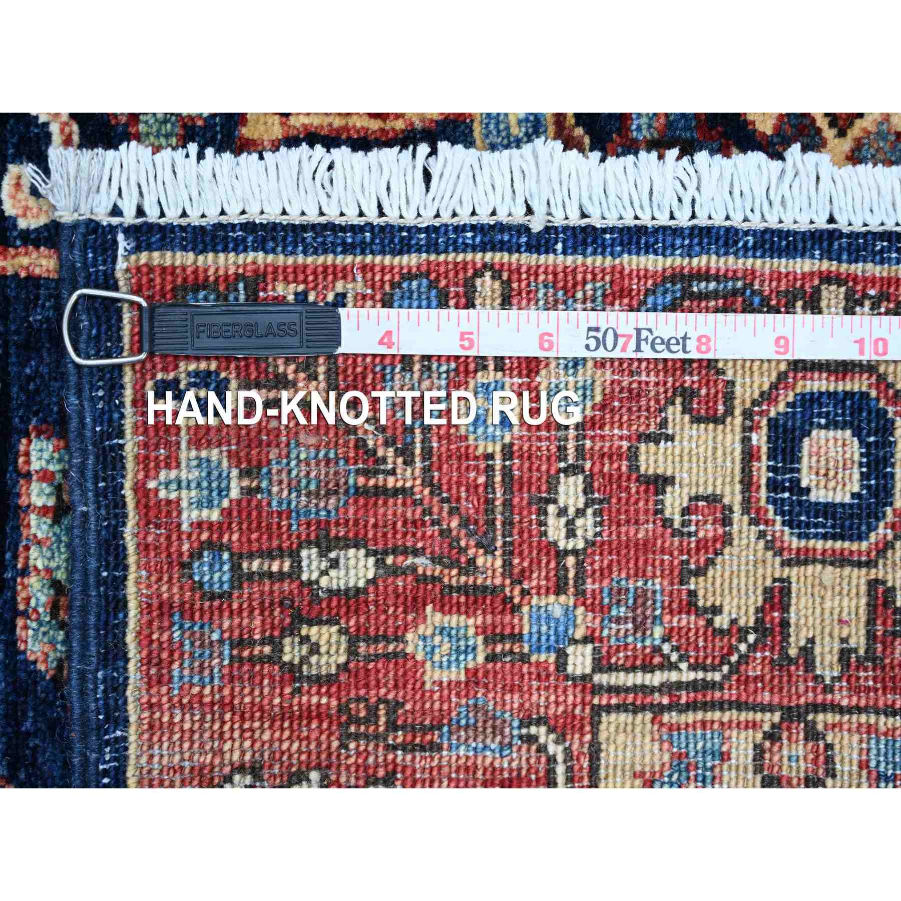 Tribal-Geometric-Hand-Knotted-Rug-106165
