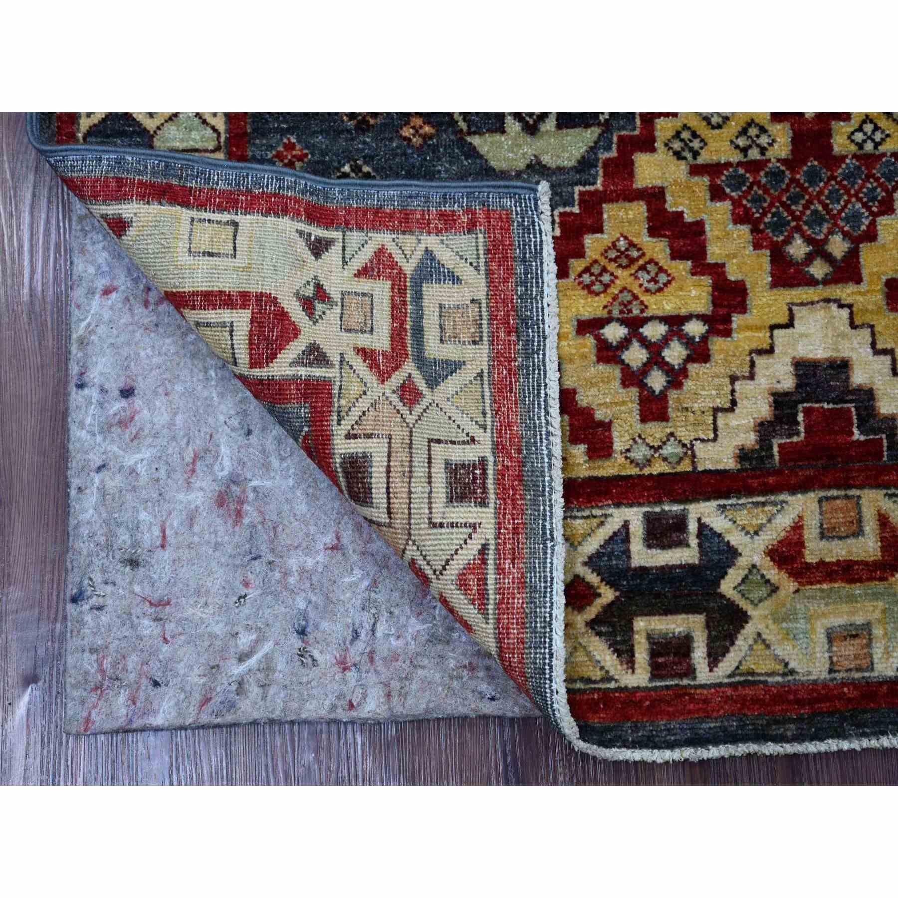 Tribal-Geometric-Hand-Knotted-Rug-106170