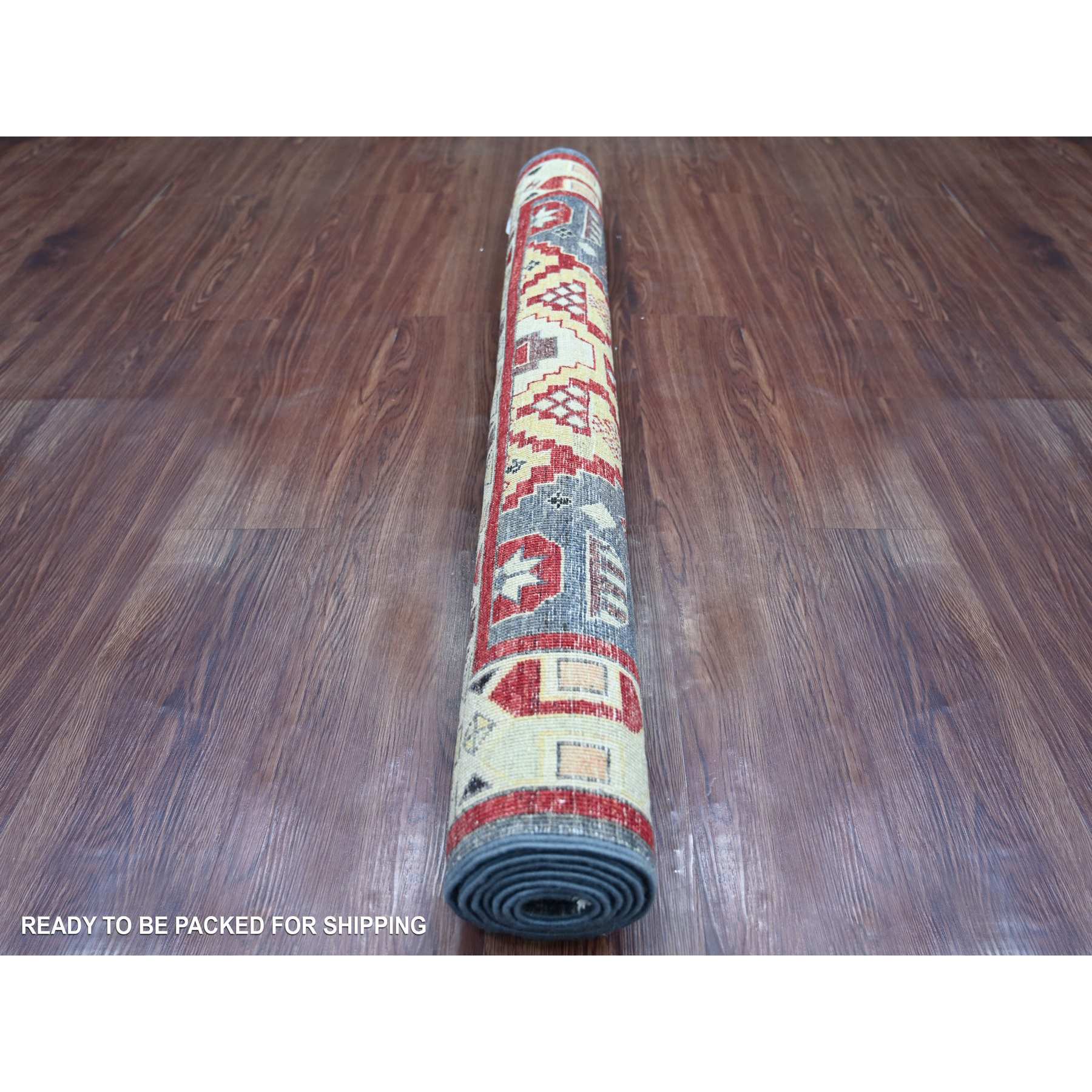 Tribal-Geometric-Hand-Knotted-Rug-106170