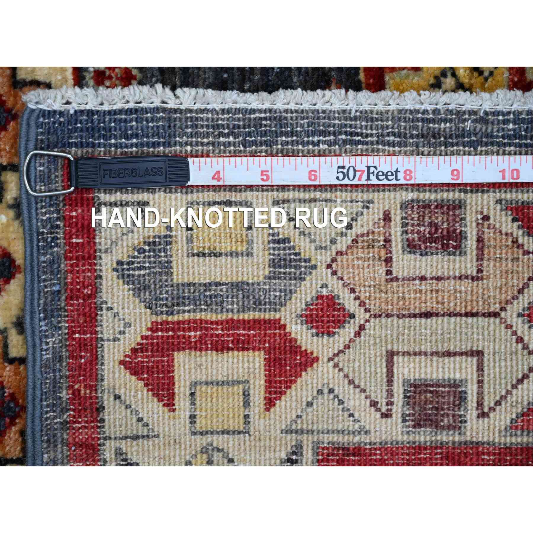Tribal-Geometric-Hand-Knotted-Rug-106170