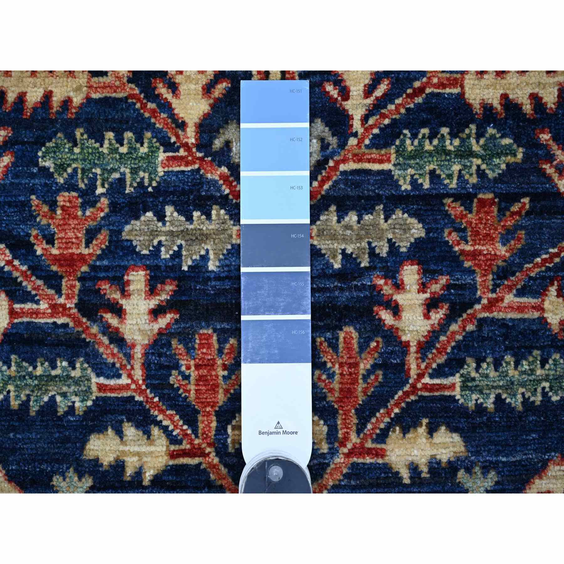 Tribal-Geometric-Hand-Knotted-Rug-106175