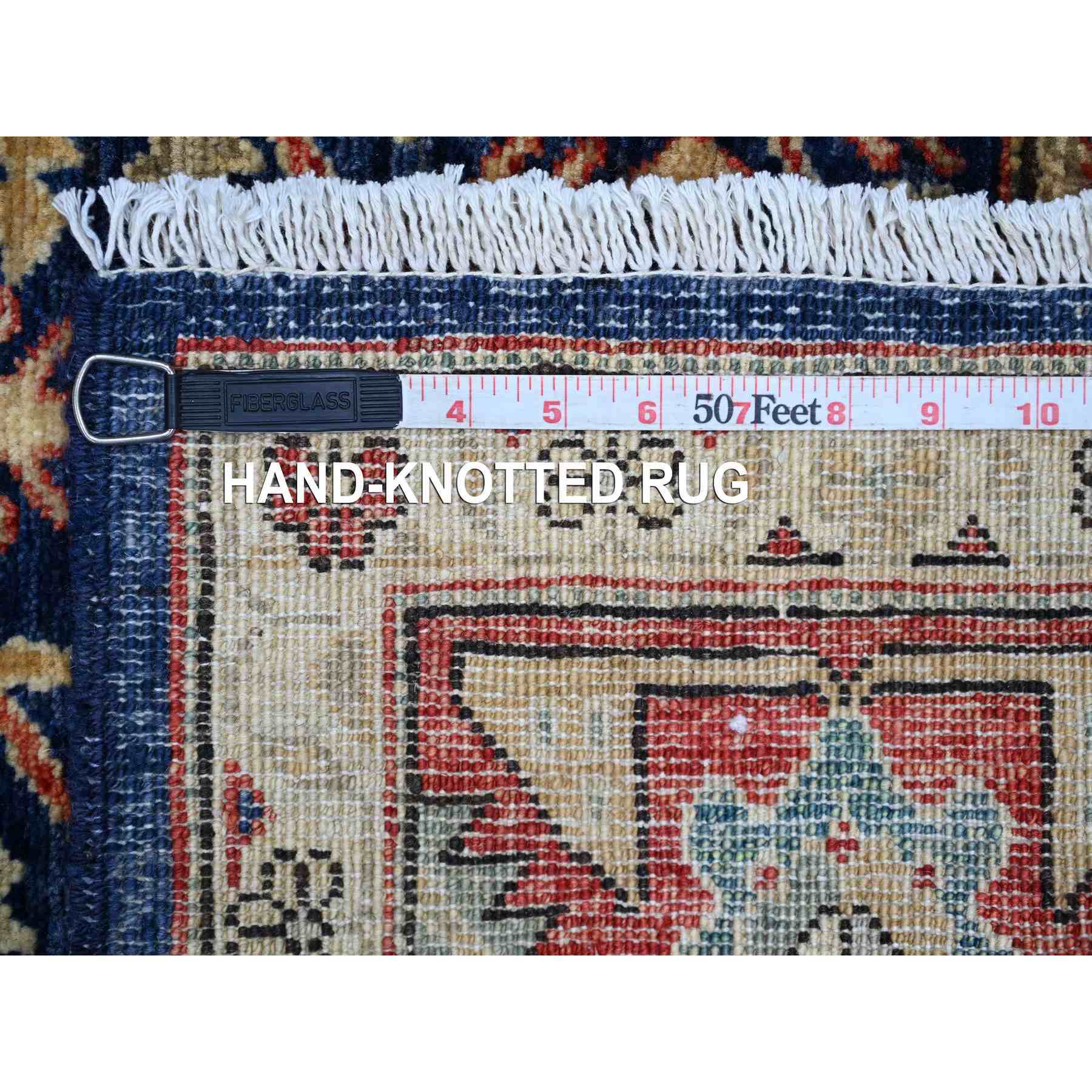 Tribal-Geometric-Hand-Knotted-Rug-106175