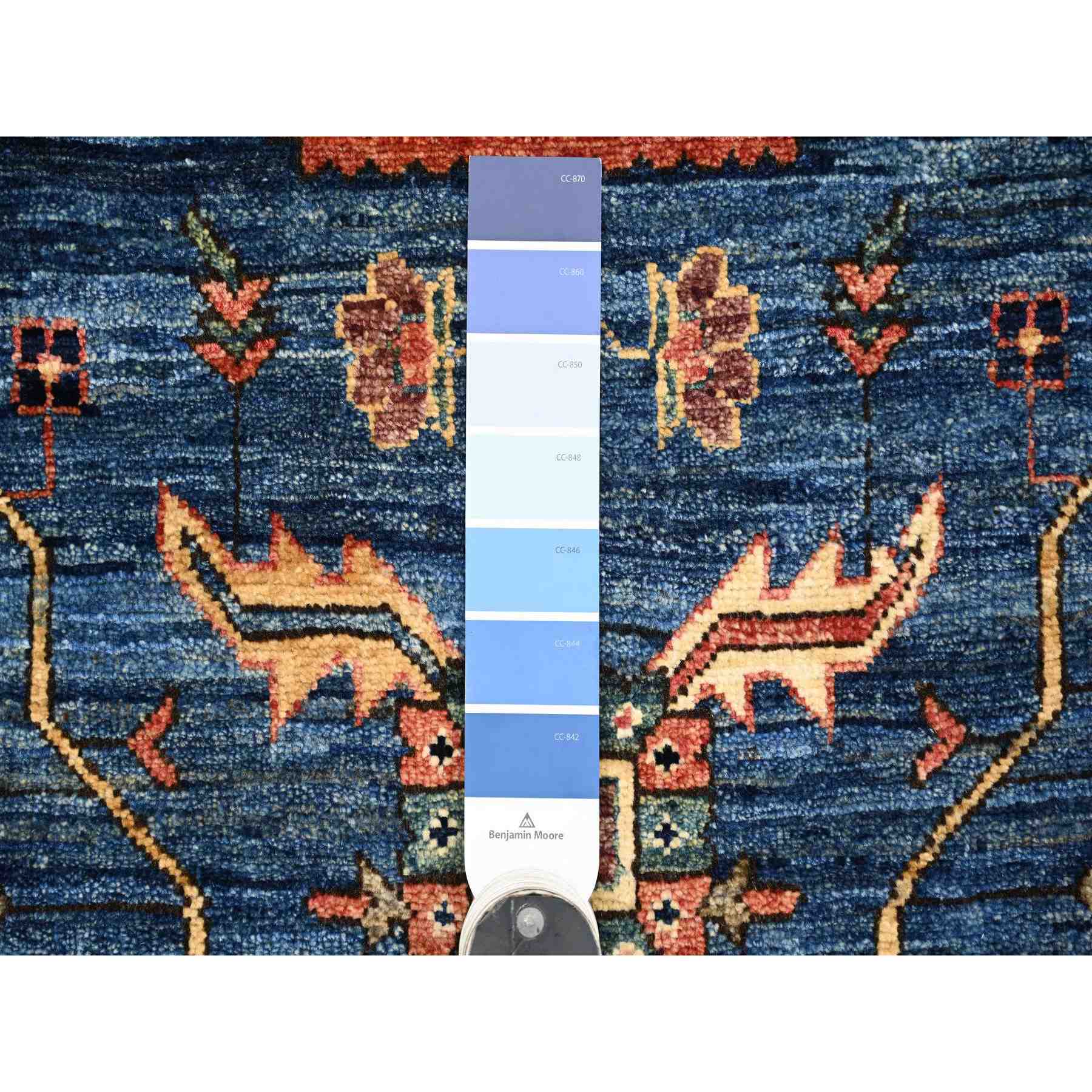 Tribal-Geometric-Hand-Knotted-Rug-106180