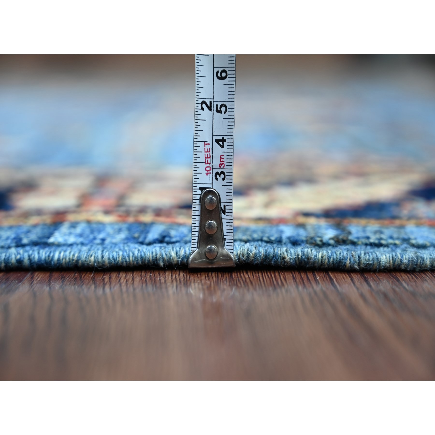 Tribal-Geometric-Hand-Knotted-Rug-106180