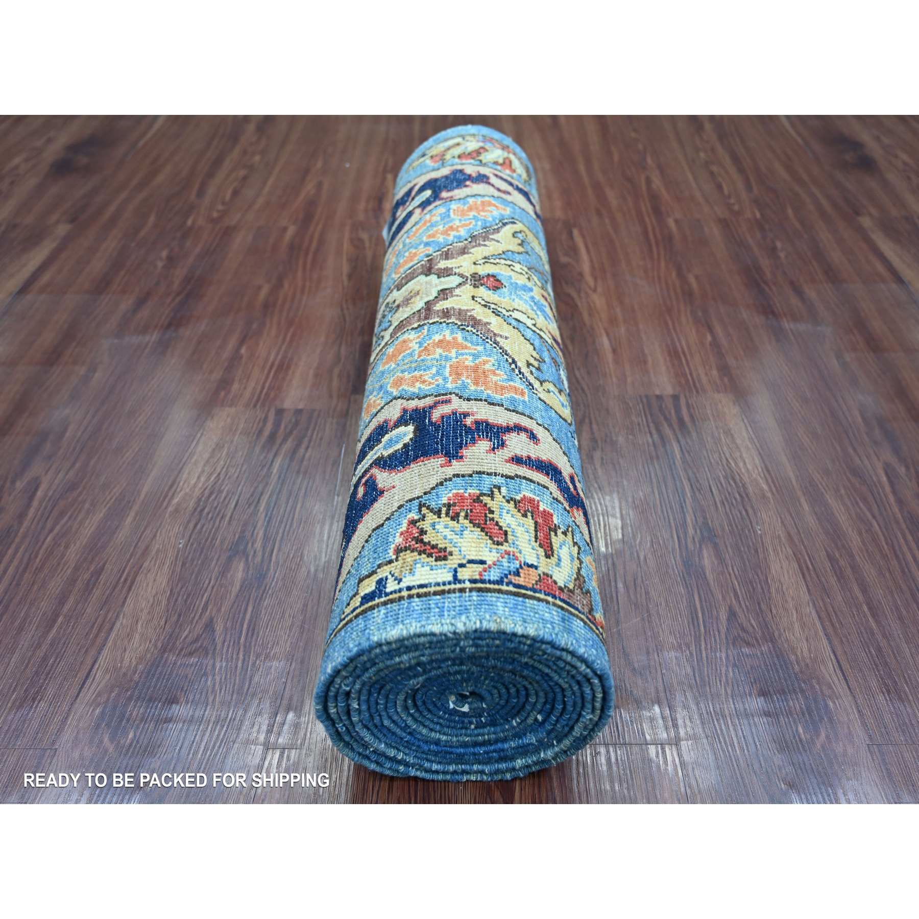 Tribal-Geometric-Hand-Knotted-Rug-106195