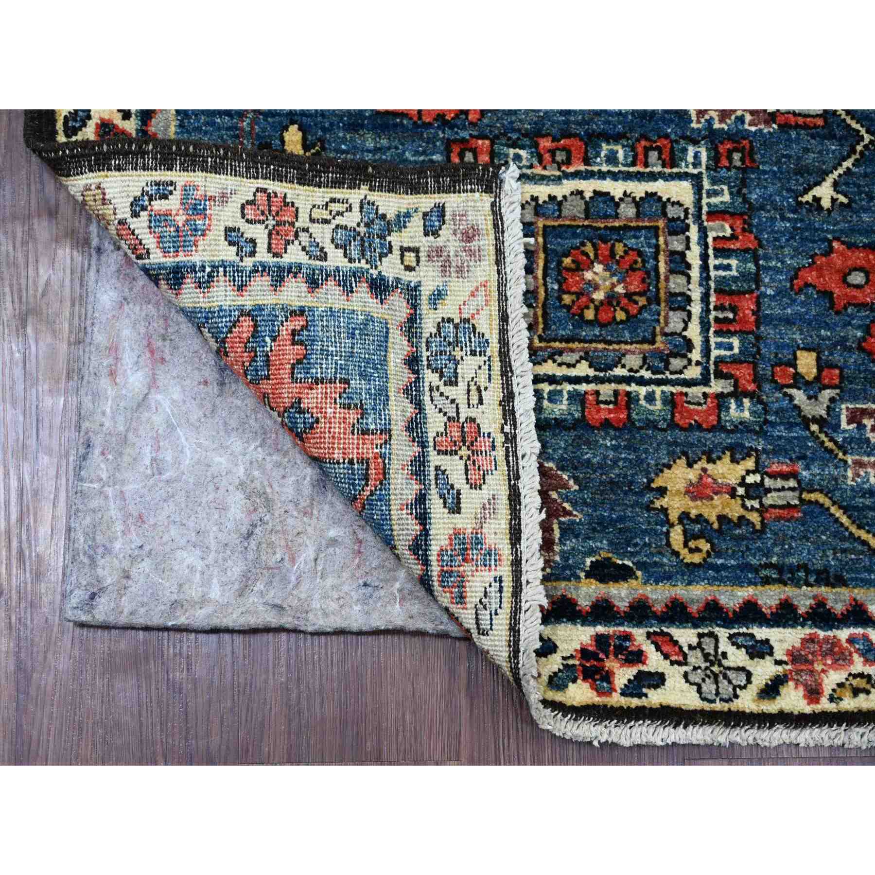 Tribal-Geometric-Hand-Knotted-Rug-106210