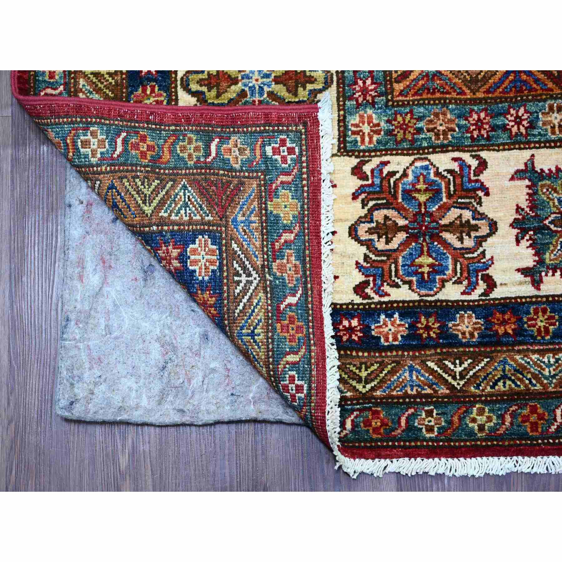 Tribal-Geometric-Hand-Knotted-Rug-106225