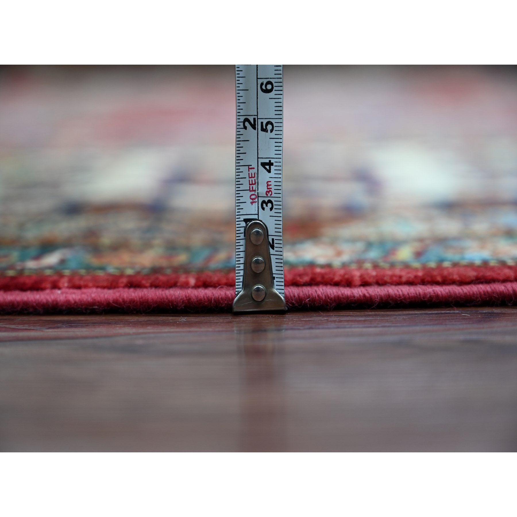 Tribal-Geometric-Hand-Knotted-Rug-106225