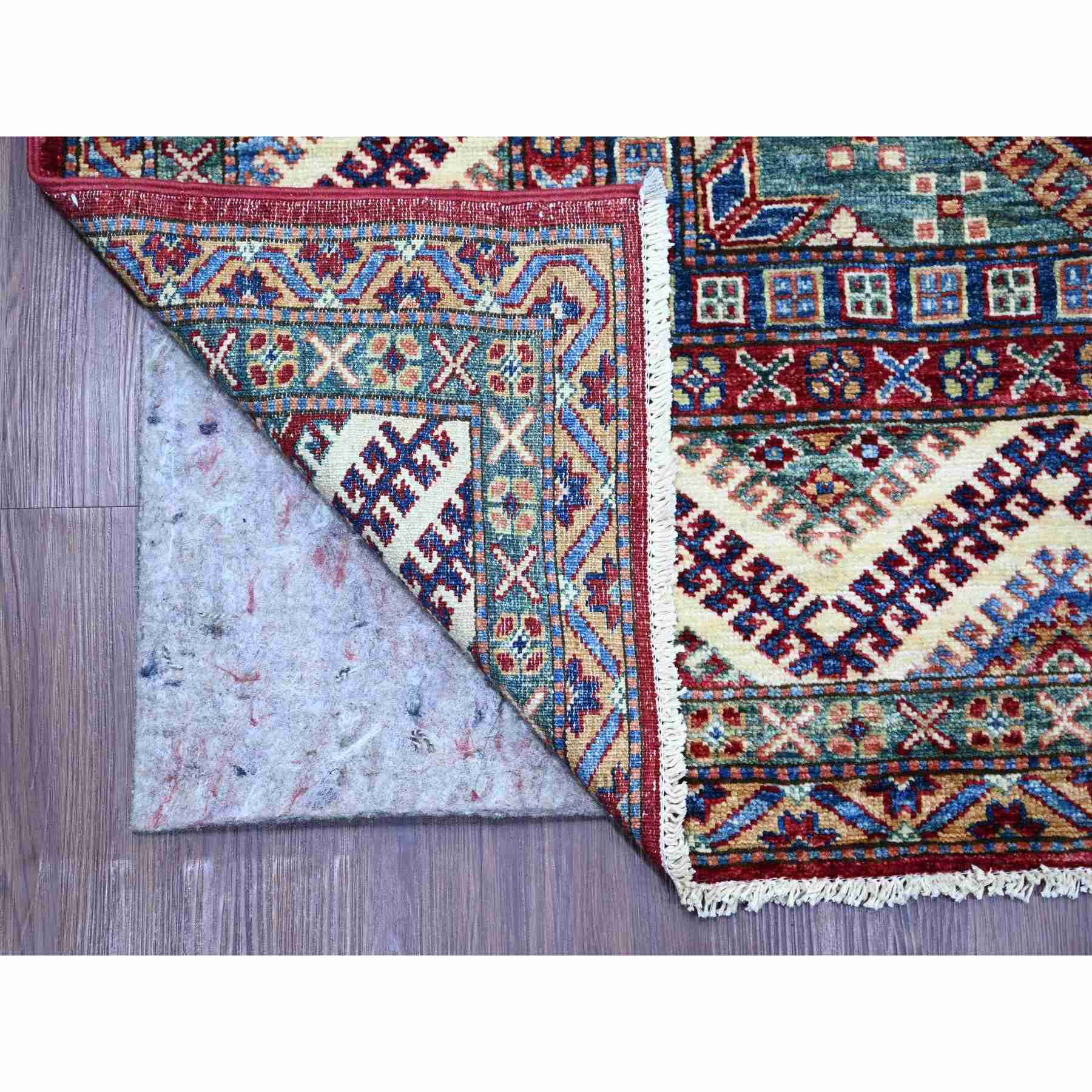 Tribal-Geometric-Hand-Knotted-Rug-106235