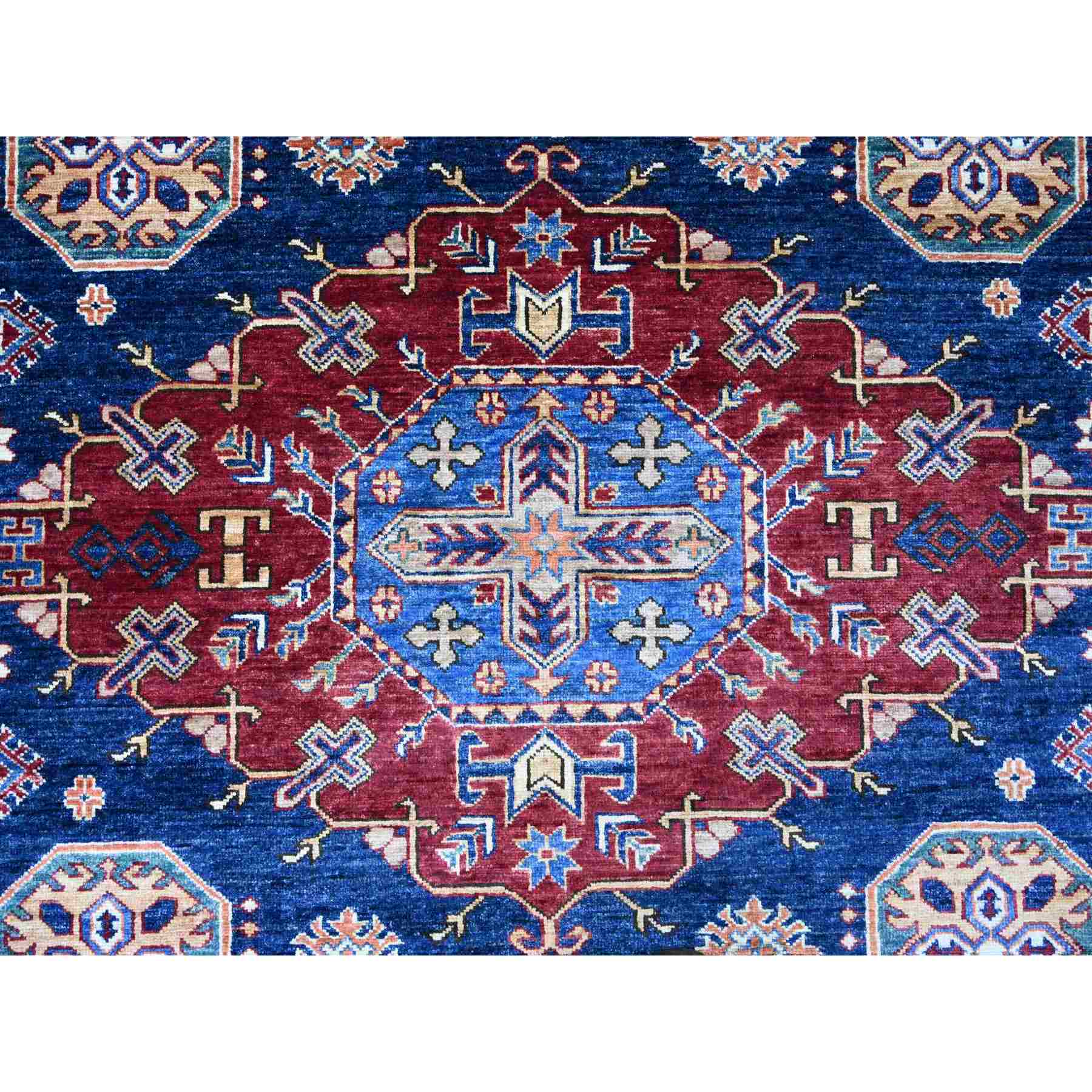 Tribal-Geometric-Hand-Knotted-Rug-106240