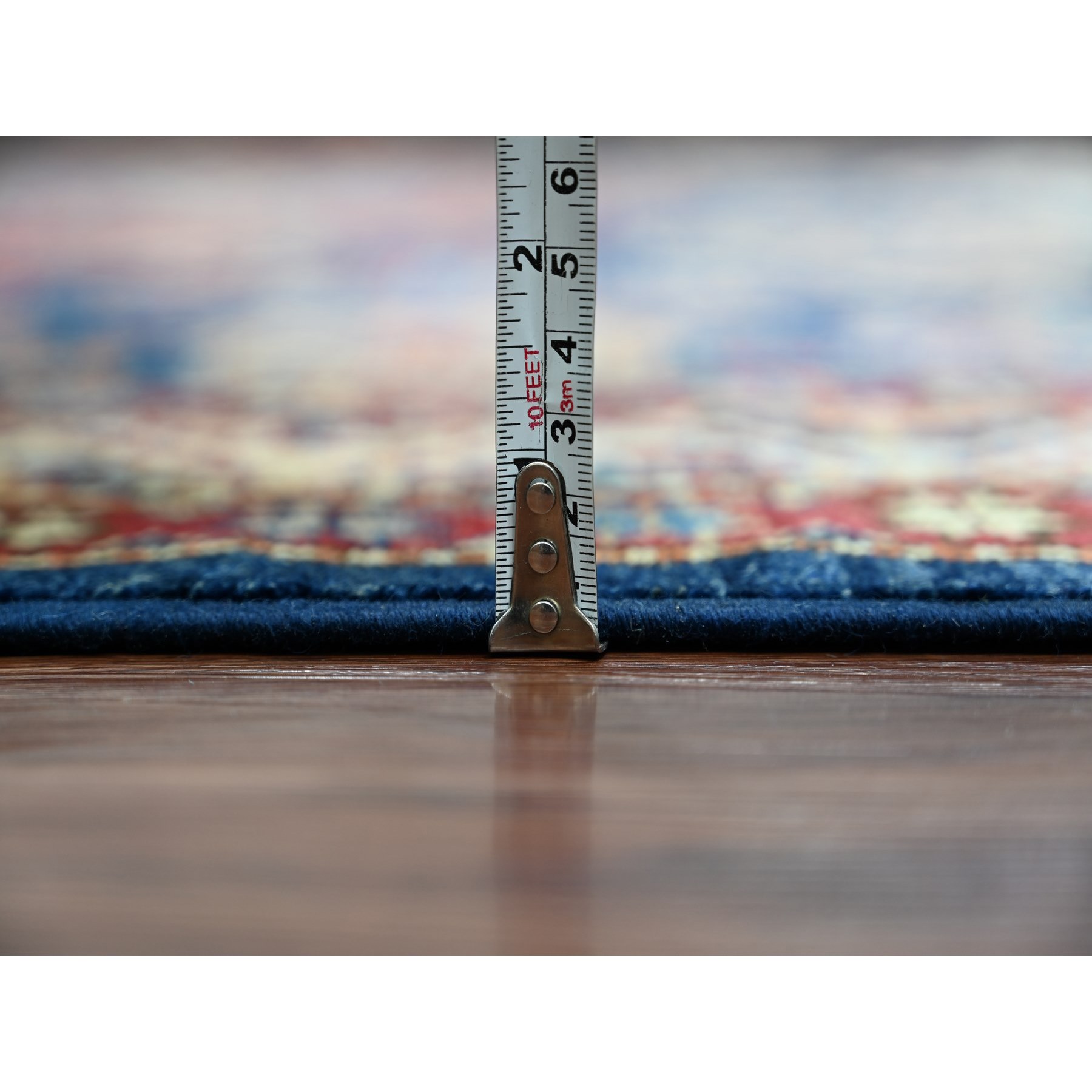 Tribal-Geometric-Hand-Knotted-Rug-106240