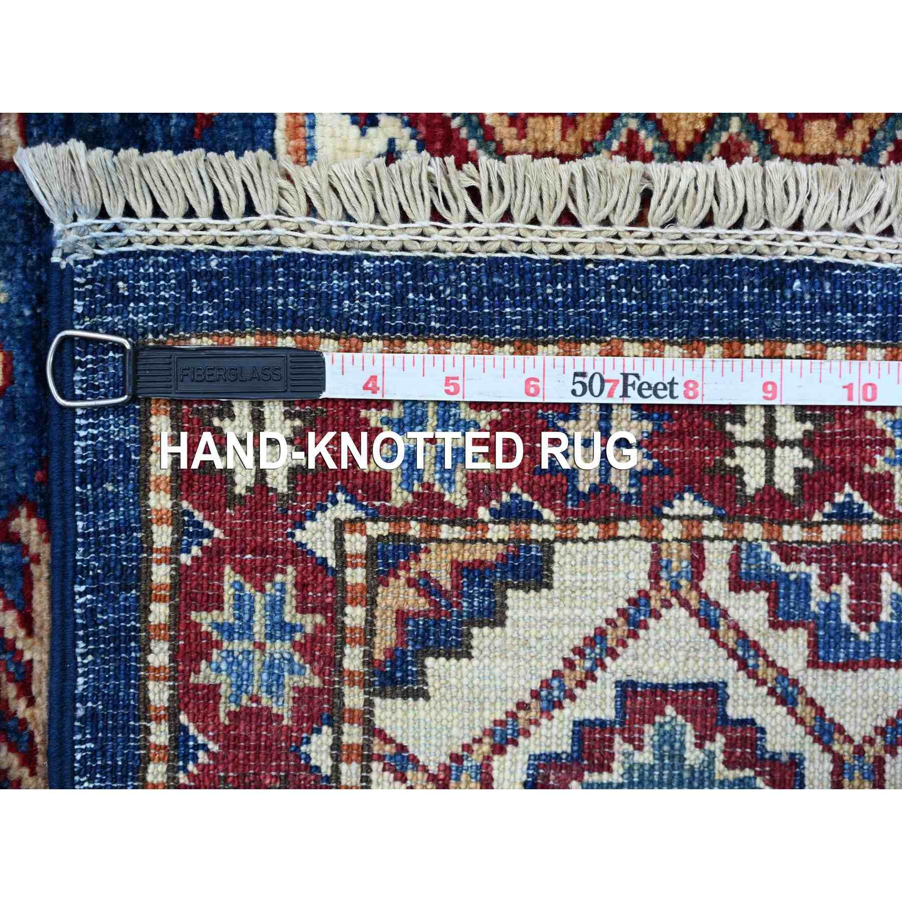 Tribal-Geometric-Hand-Knotted-Rug-106240