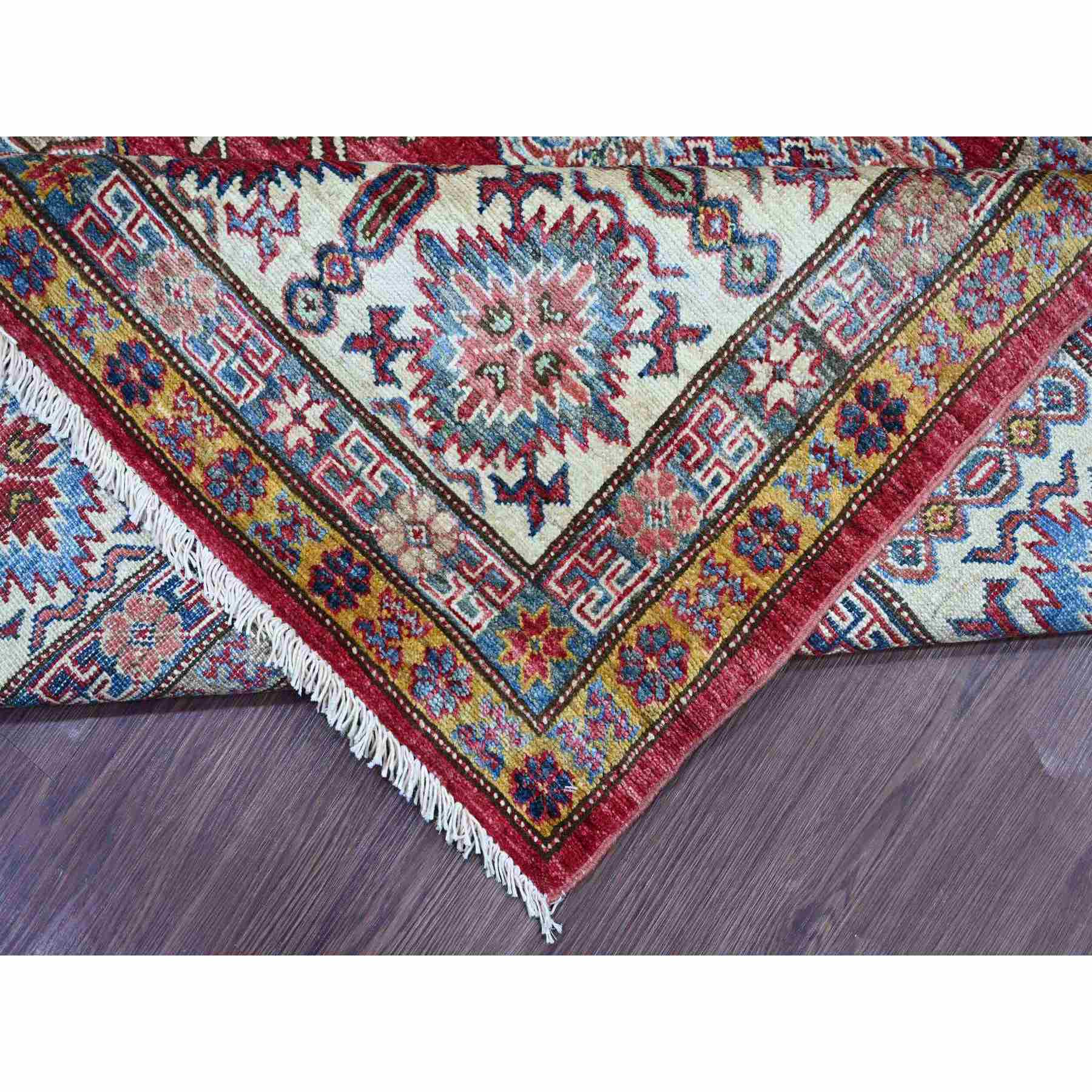 Tribal-Geometric-Hand-Knotted-Rug-106245