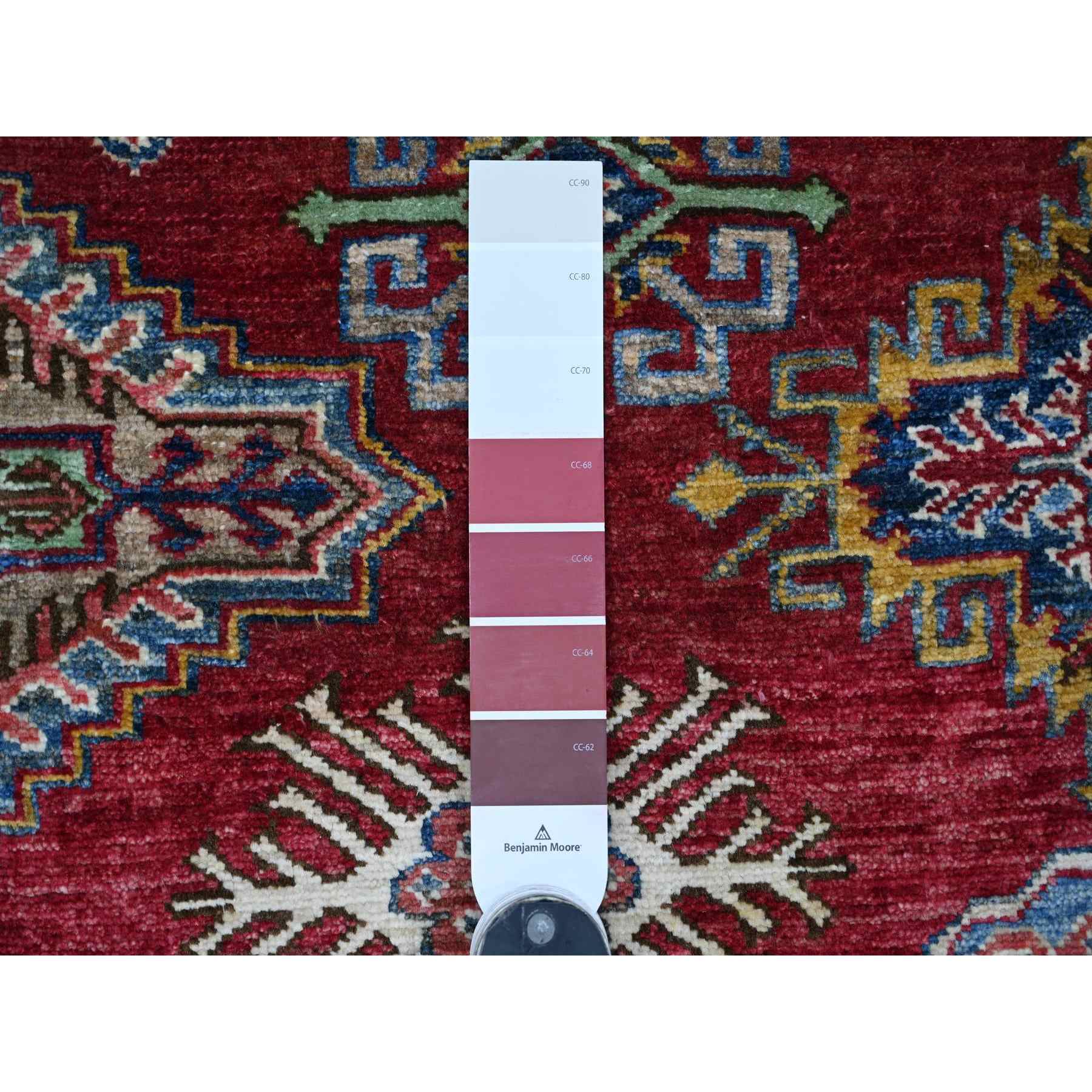 Tribal-Geometric-Hand-Knotted-Rug-106245