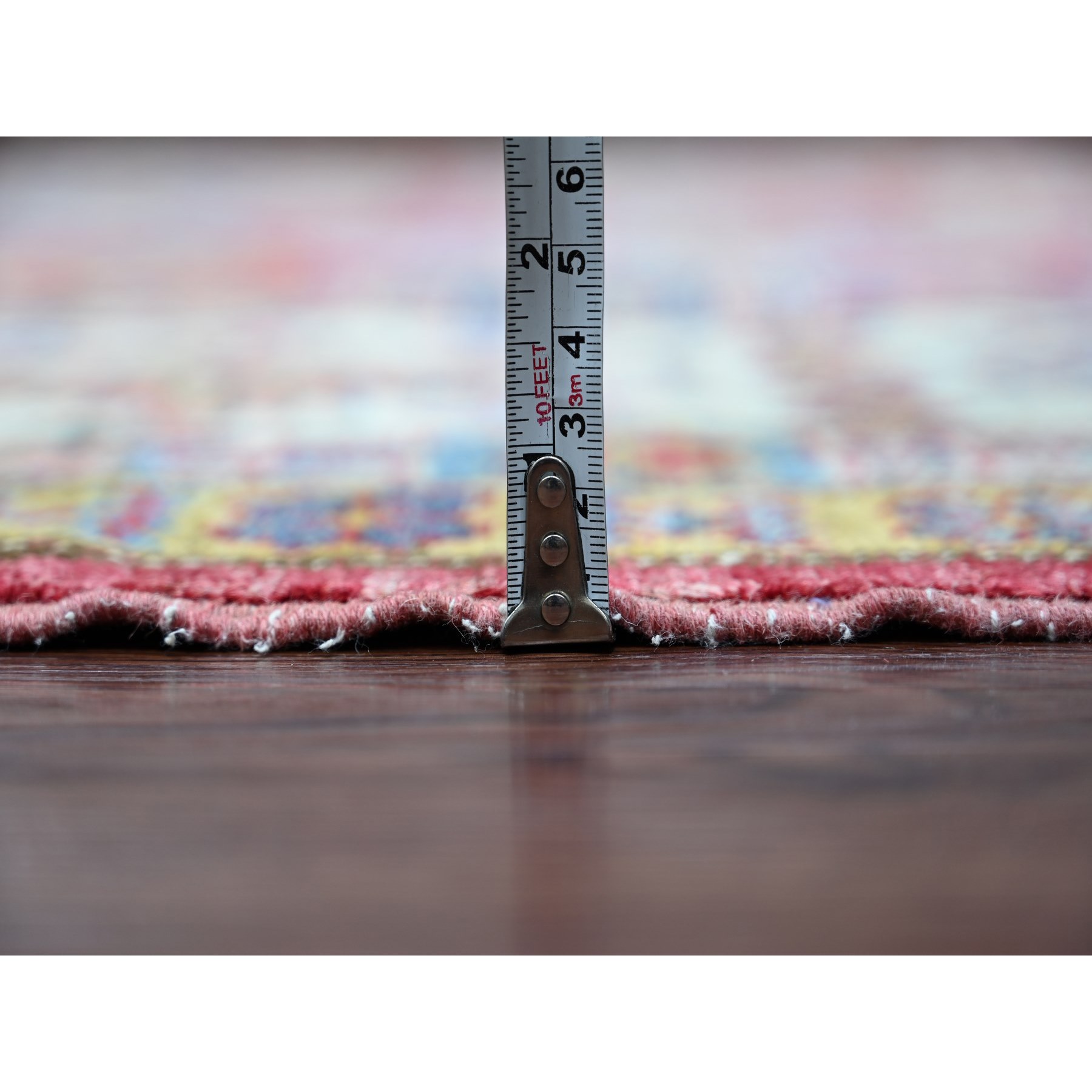 Tribal-Geometric-Hand-Knotted-Rug-106245