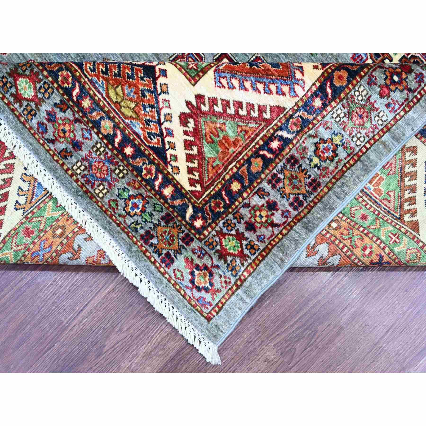 Tribal-Geometric-Hand-Knotted-Rug-106250