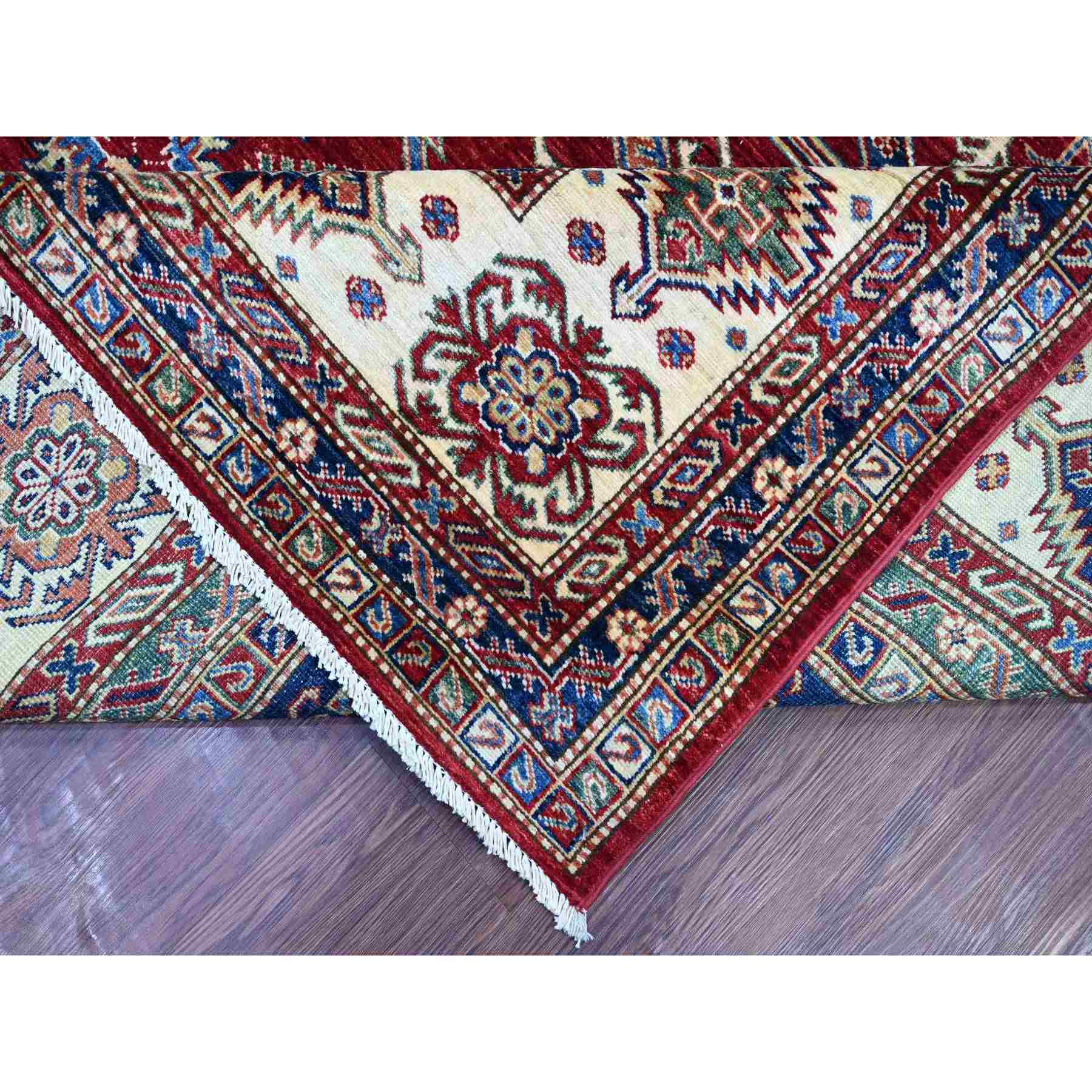 Tribal-Geometric-Hand-Knotted-Rug-106265