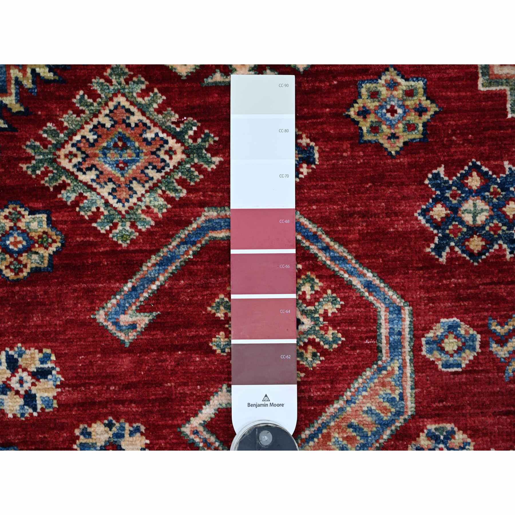 Tribal-Geometric-Hand-Knotted-Rug-106265