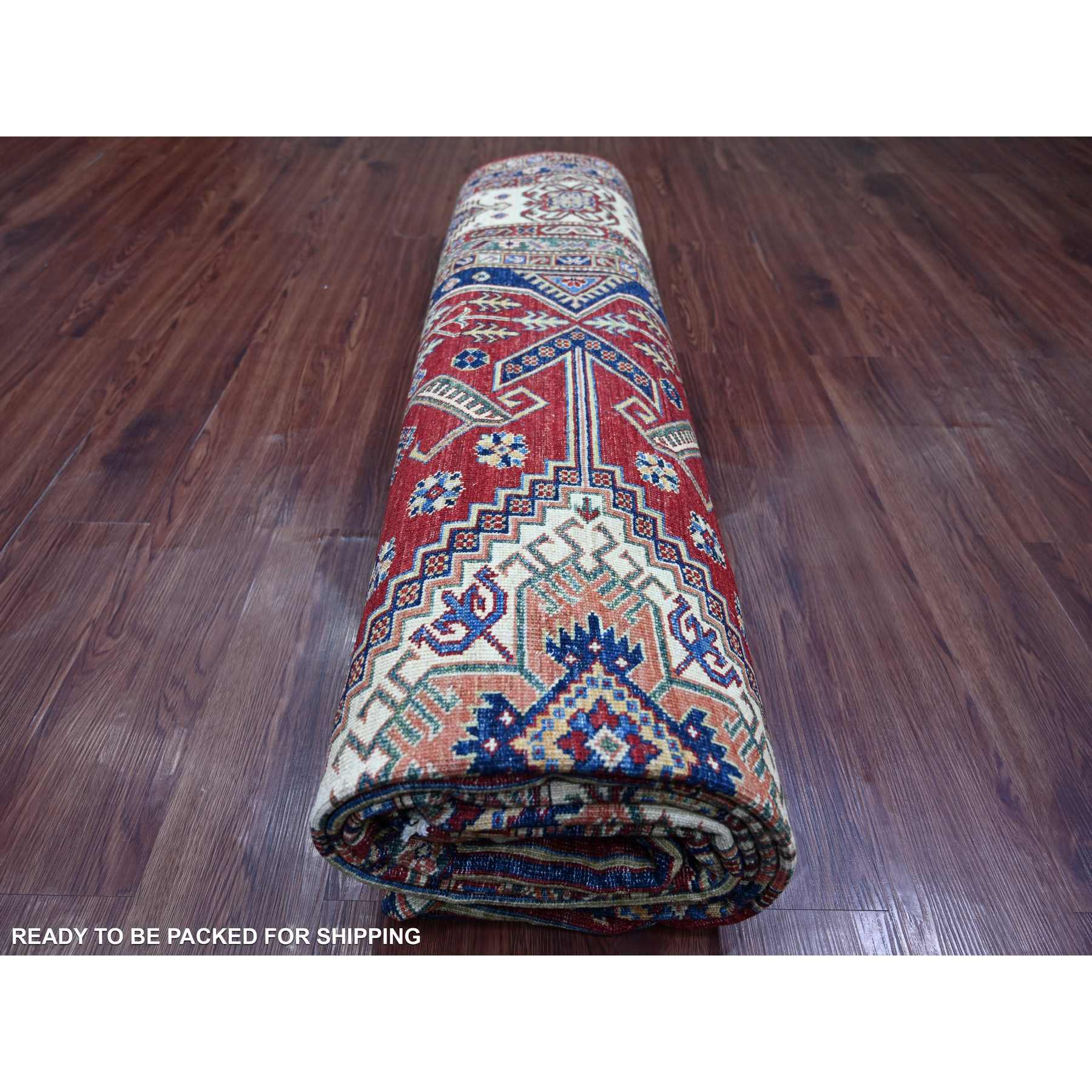 Tribal-Geometric-Hand-Knotted-Rug-106265