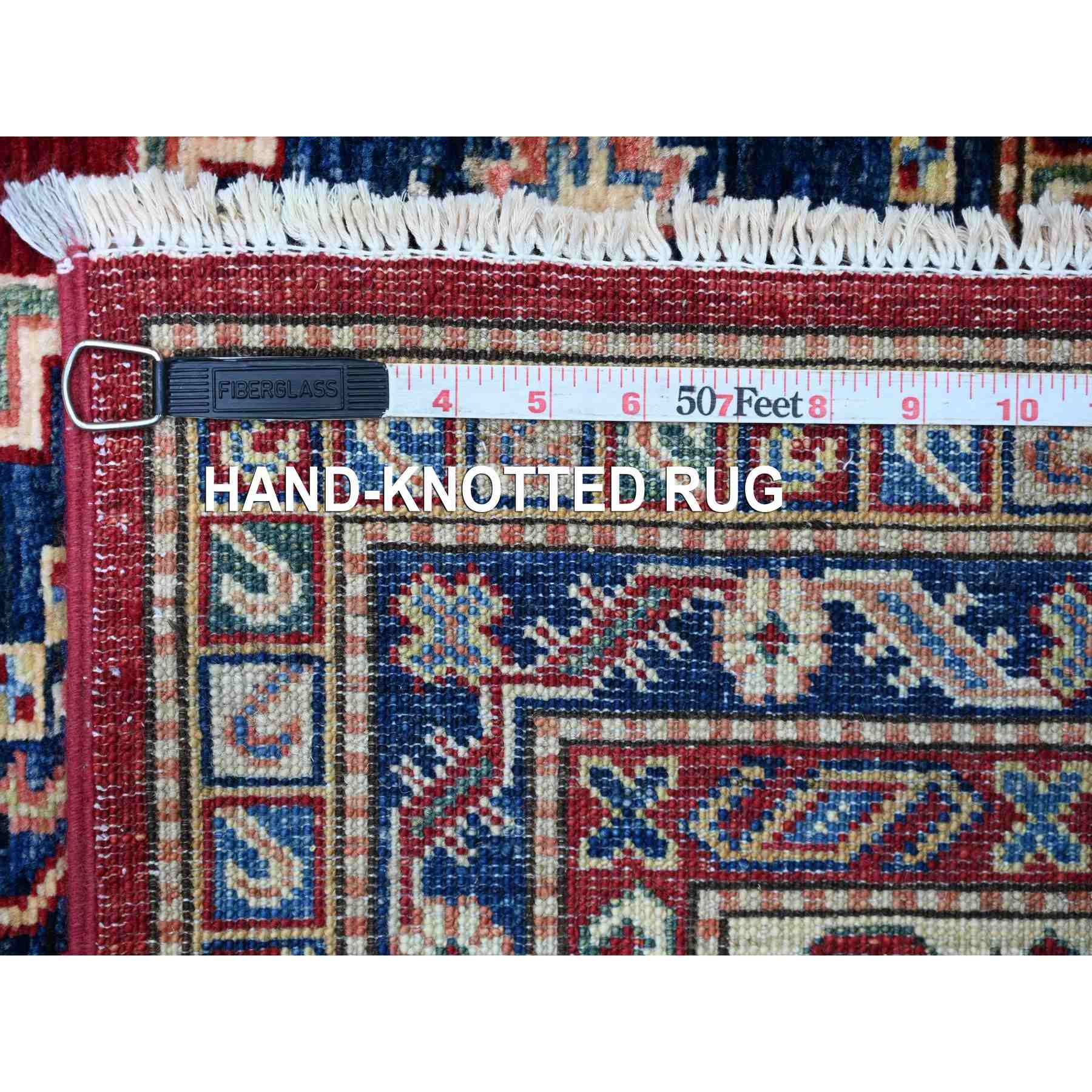 Tribal-Geometric-Hand-Knotted-Rug-106265
